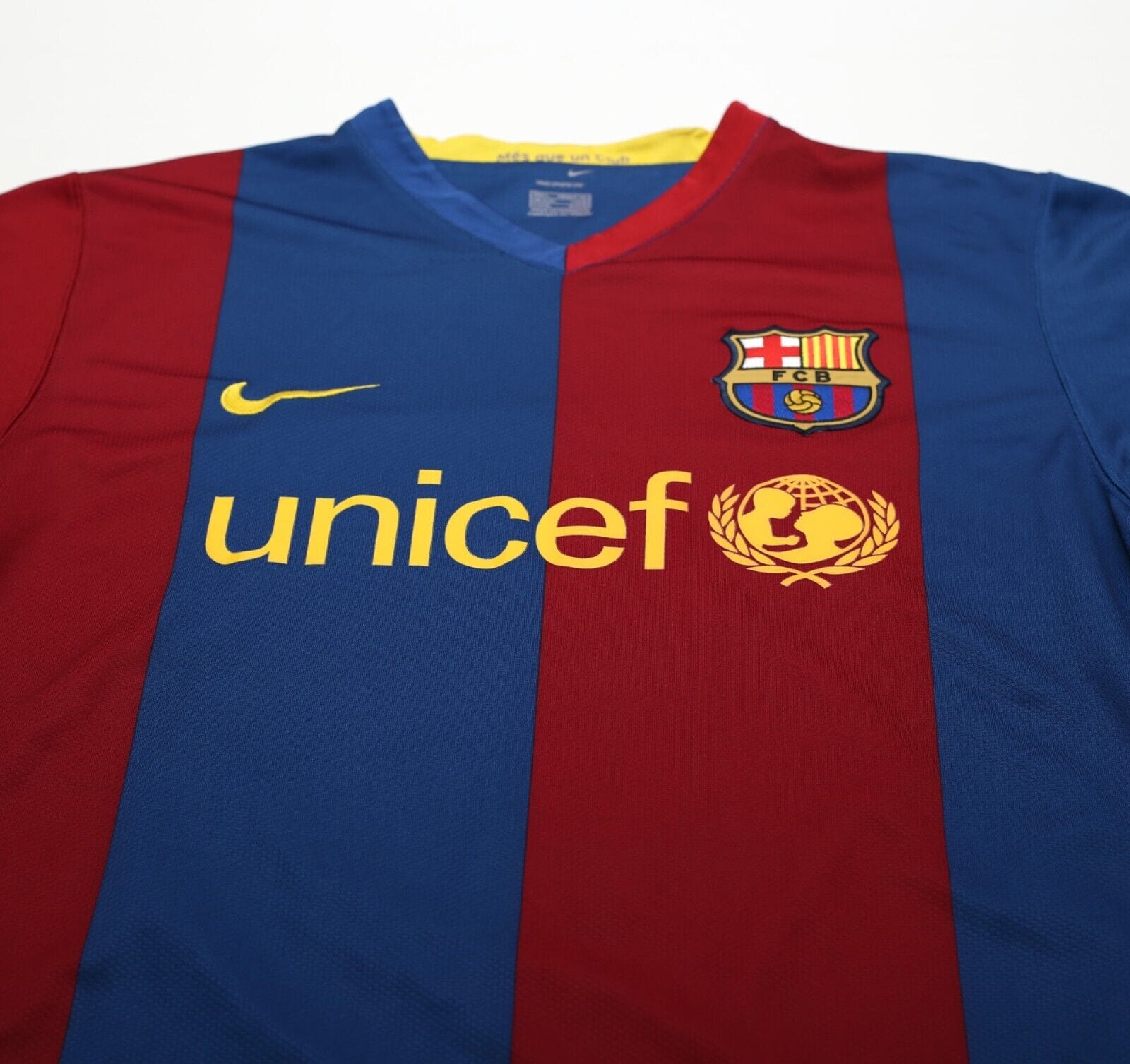 2006/07 XAVI #6 Barcelona Vintage Nike Home Football Shirt (L)