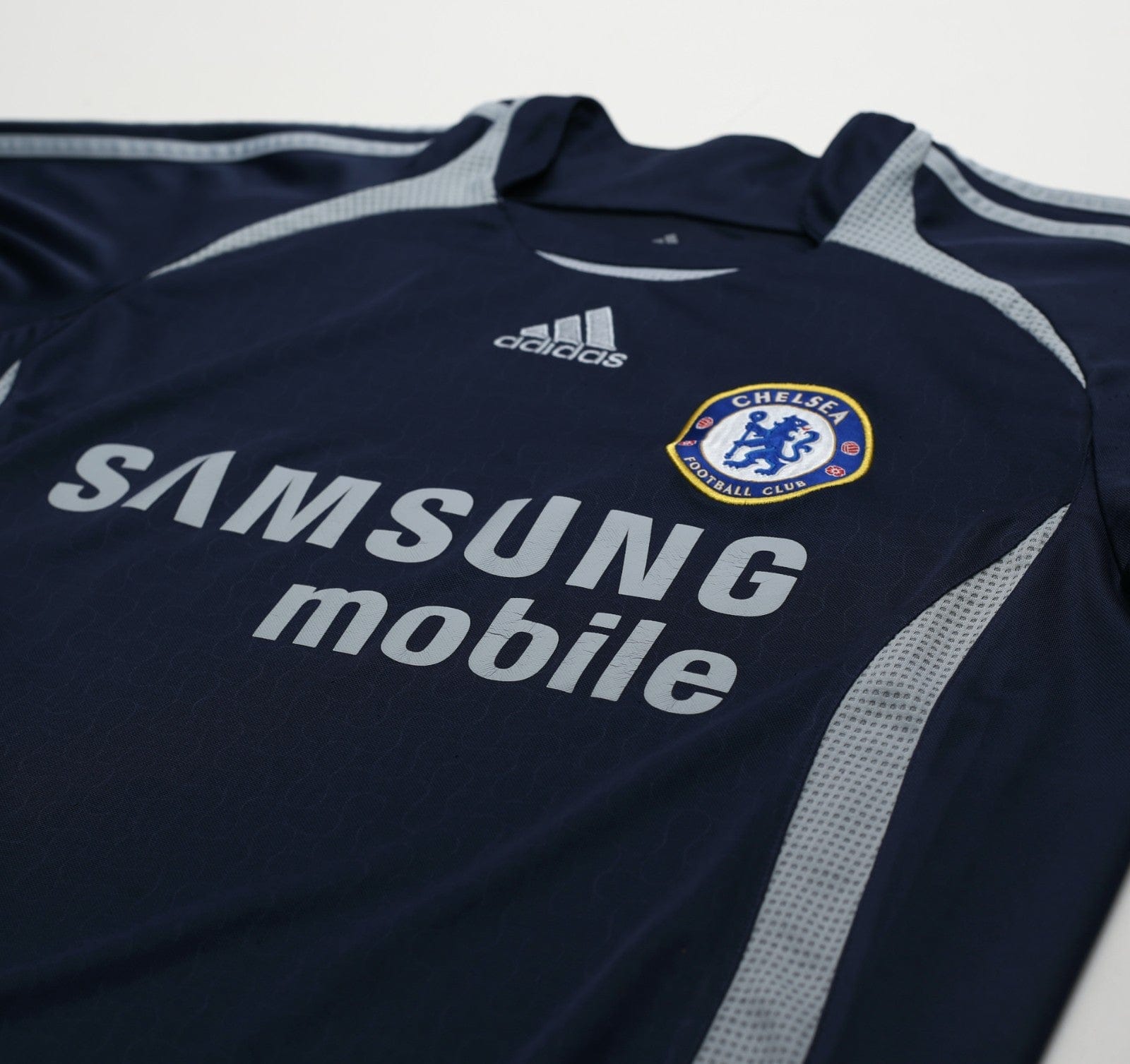 2006/08 CECH #1 Chelsea Vintage adidas UCL Goalkeeper Football Shirt (S)