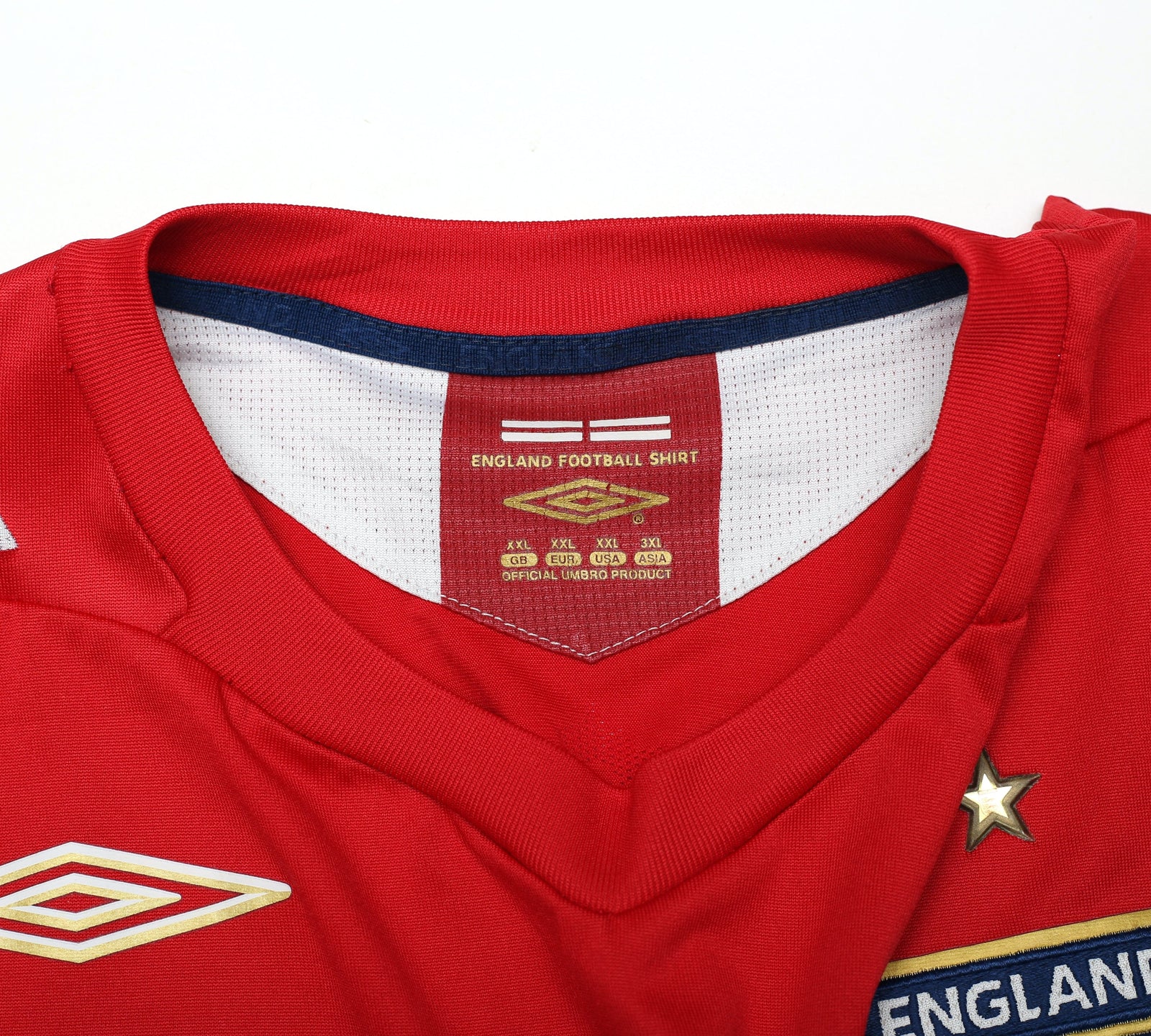 2006/08 ENGLAND Vintage Umbro Away Football Shirt (XXL)