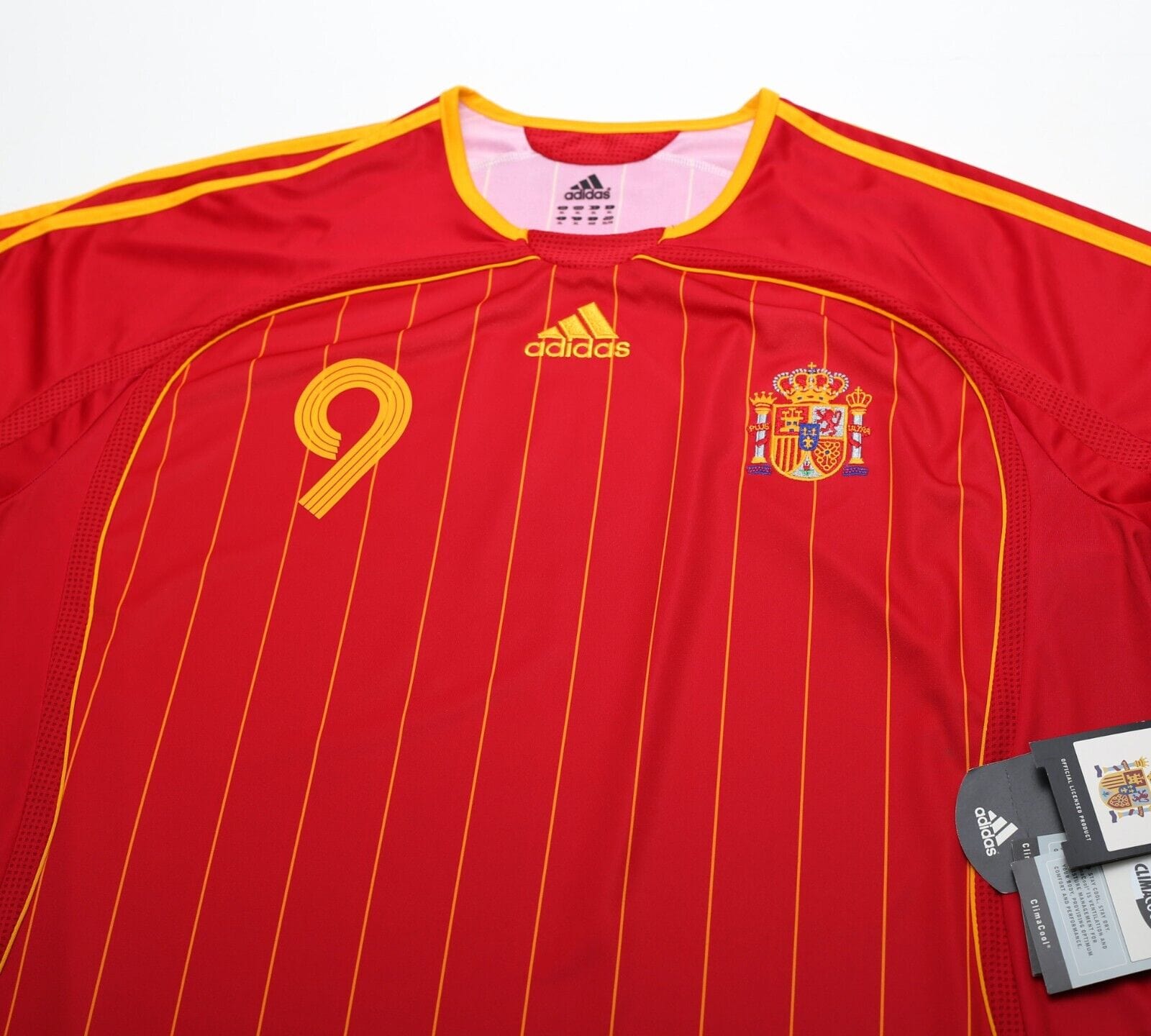 2006/08 F. TORRES #9 Spain Vintage adidas Home Football Shirt (XL) BNWT