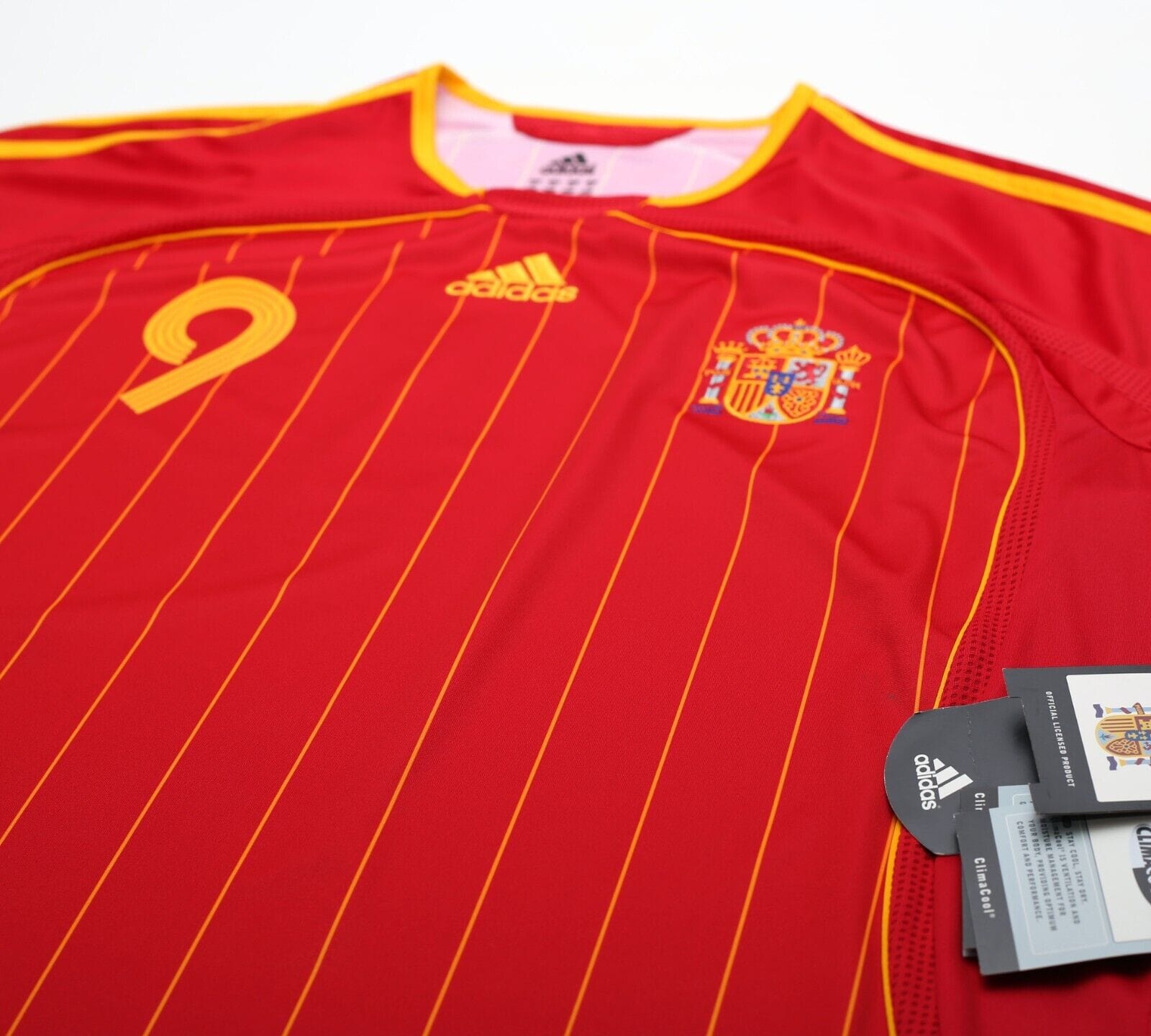 2006/08 F. TORRES #9 Spain Vintage adidas Home Football Shirt (XL) BNWT