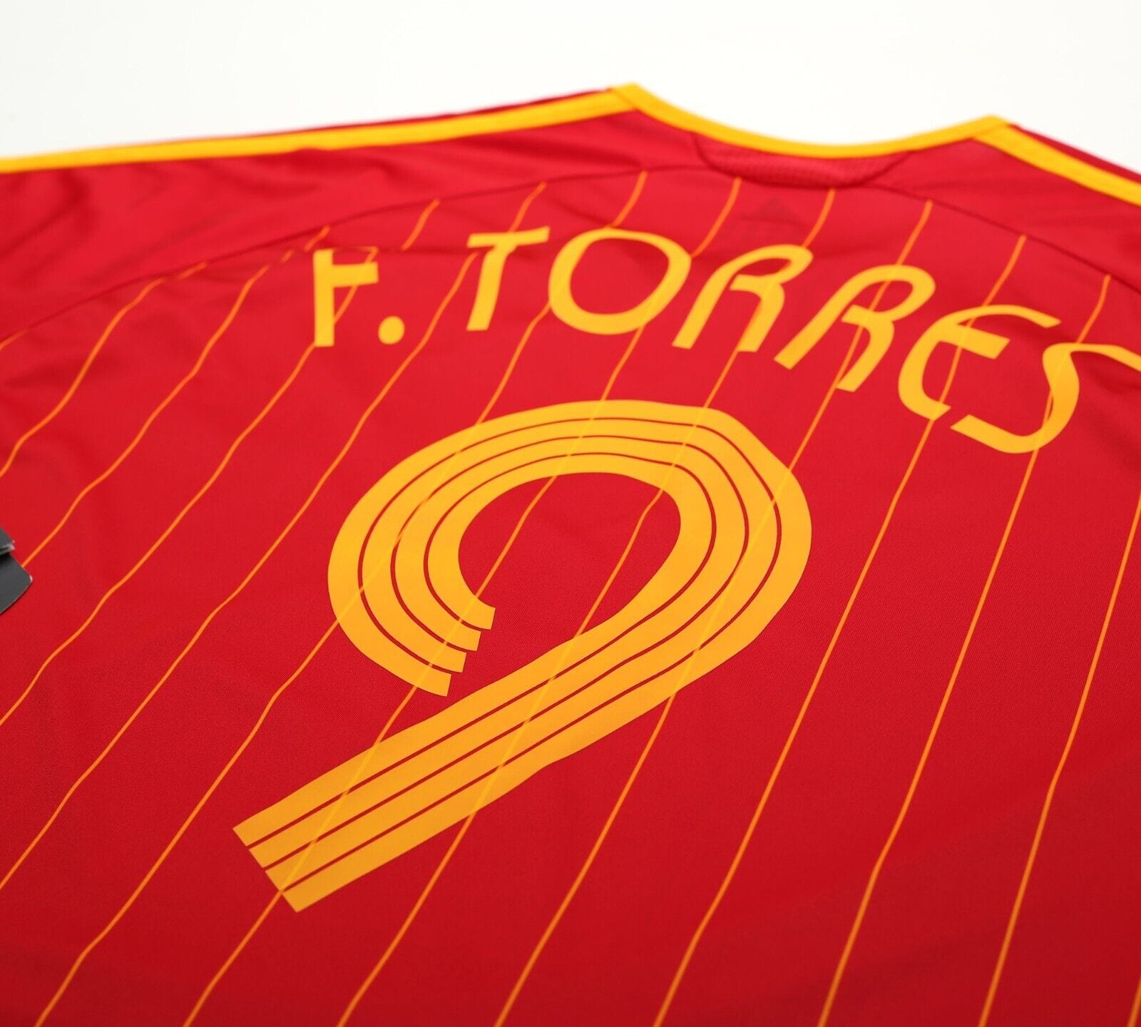 2006/08 F. TORRES #9 Spain Vintage adidas Home Football Shirt (XL) BNWT