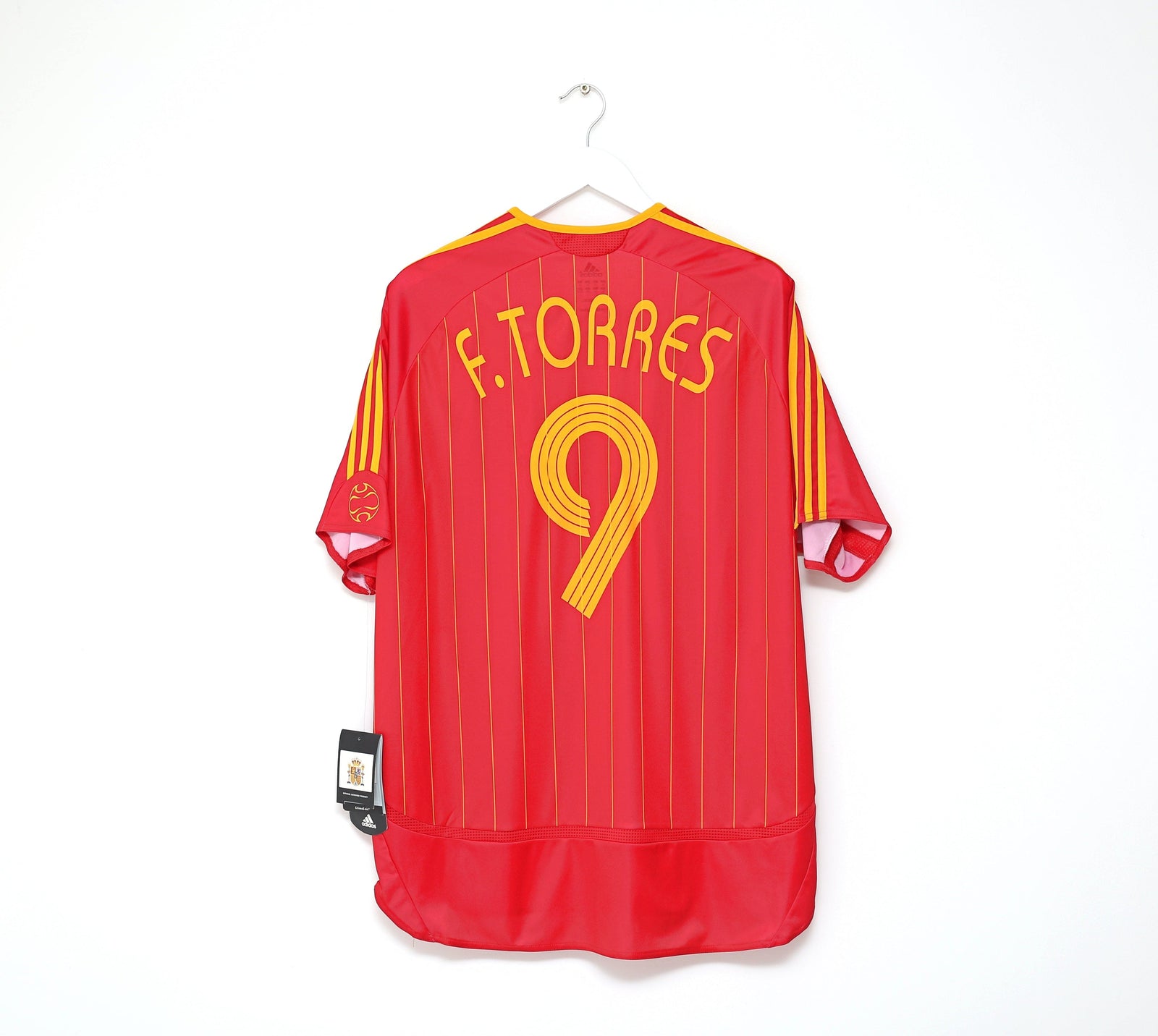 2006/08 F. TORRES #9 Spain Vintage adidas Home Football Shirt (XL) BNWT