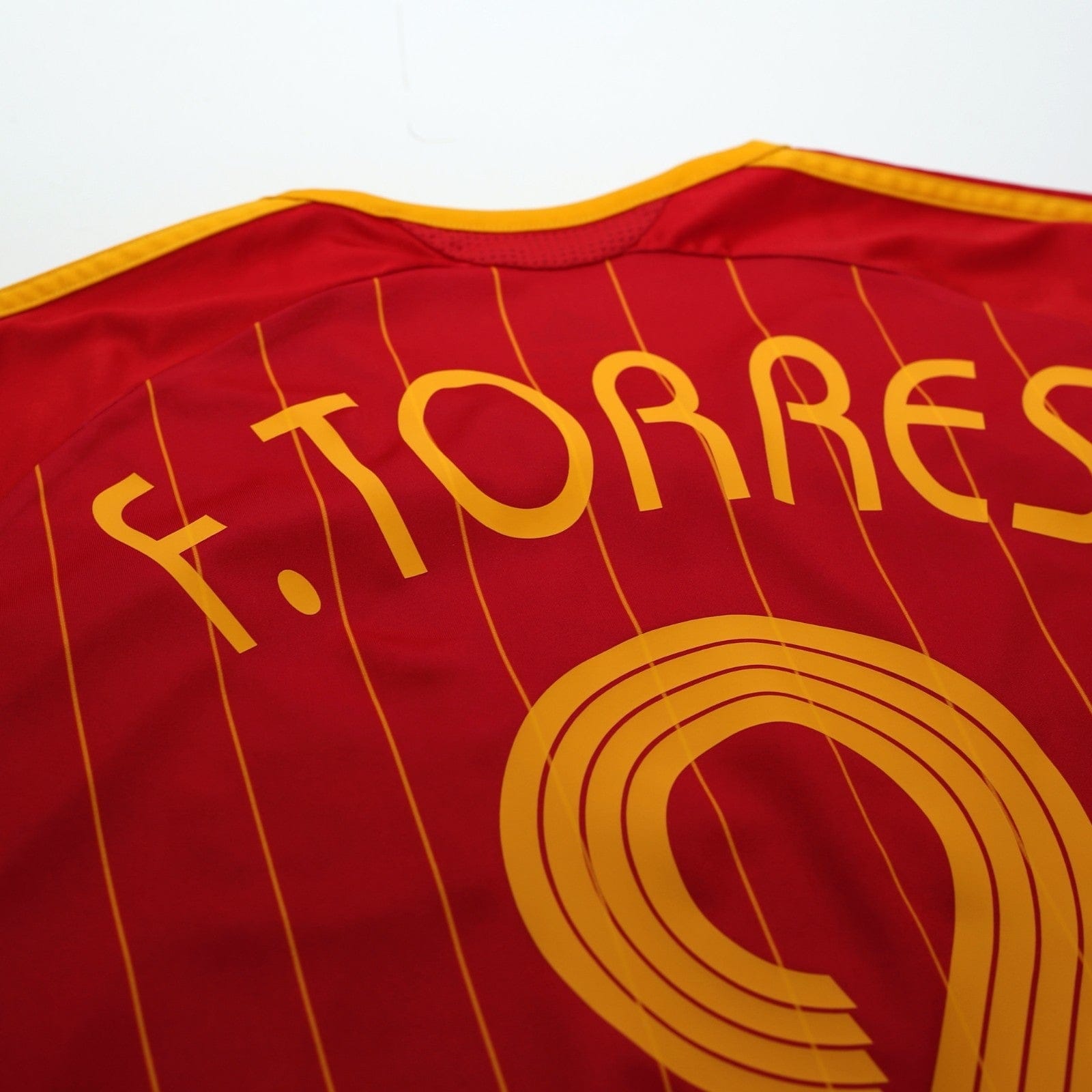 2006/08 F. Torres #9 Spain Vintage adidas Home Football Shirt XL World Cup 2006