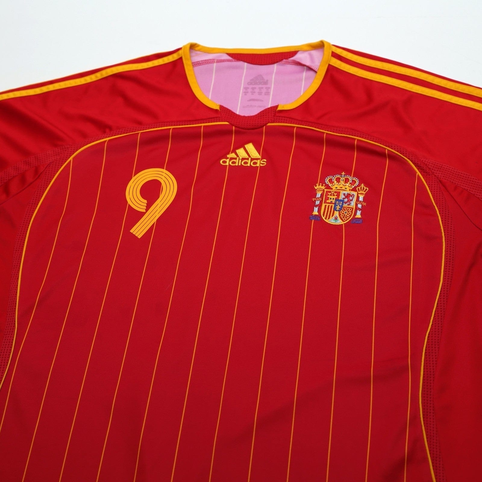 2006/08 F. Torres #9 Spain Vintage adidas Home Football Shirt XL World Cup 2006