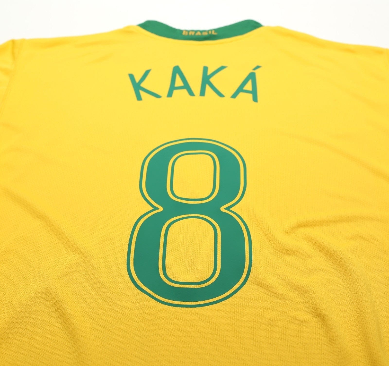 2006/08 KAKA #8 Brazil Vintage Nike World Cup 06 Home Football Shirt (L)