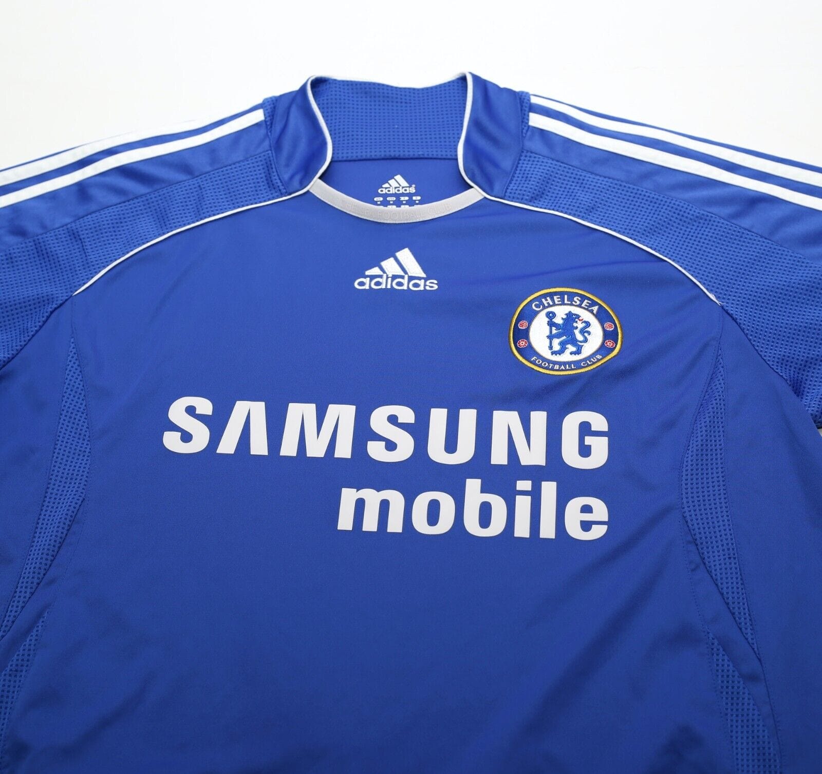 2006/08 LAMPARD #8 Chelsea Vintage adidas UCL Home Football Shirt Jersey (M)