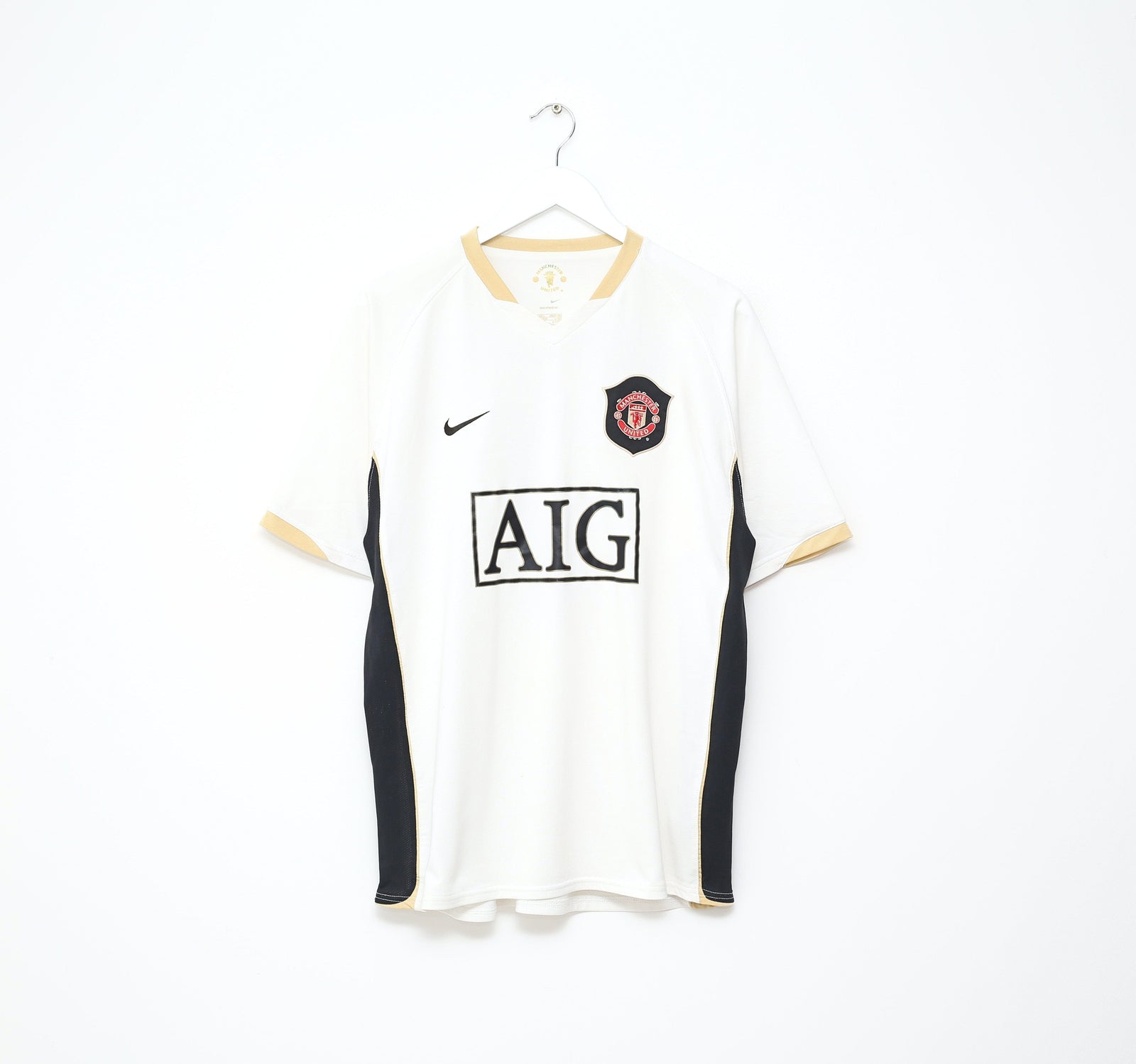 2006/08 RONALDO #7 Manchester United Vintage Nike Away Football Shirt (L)