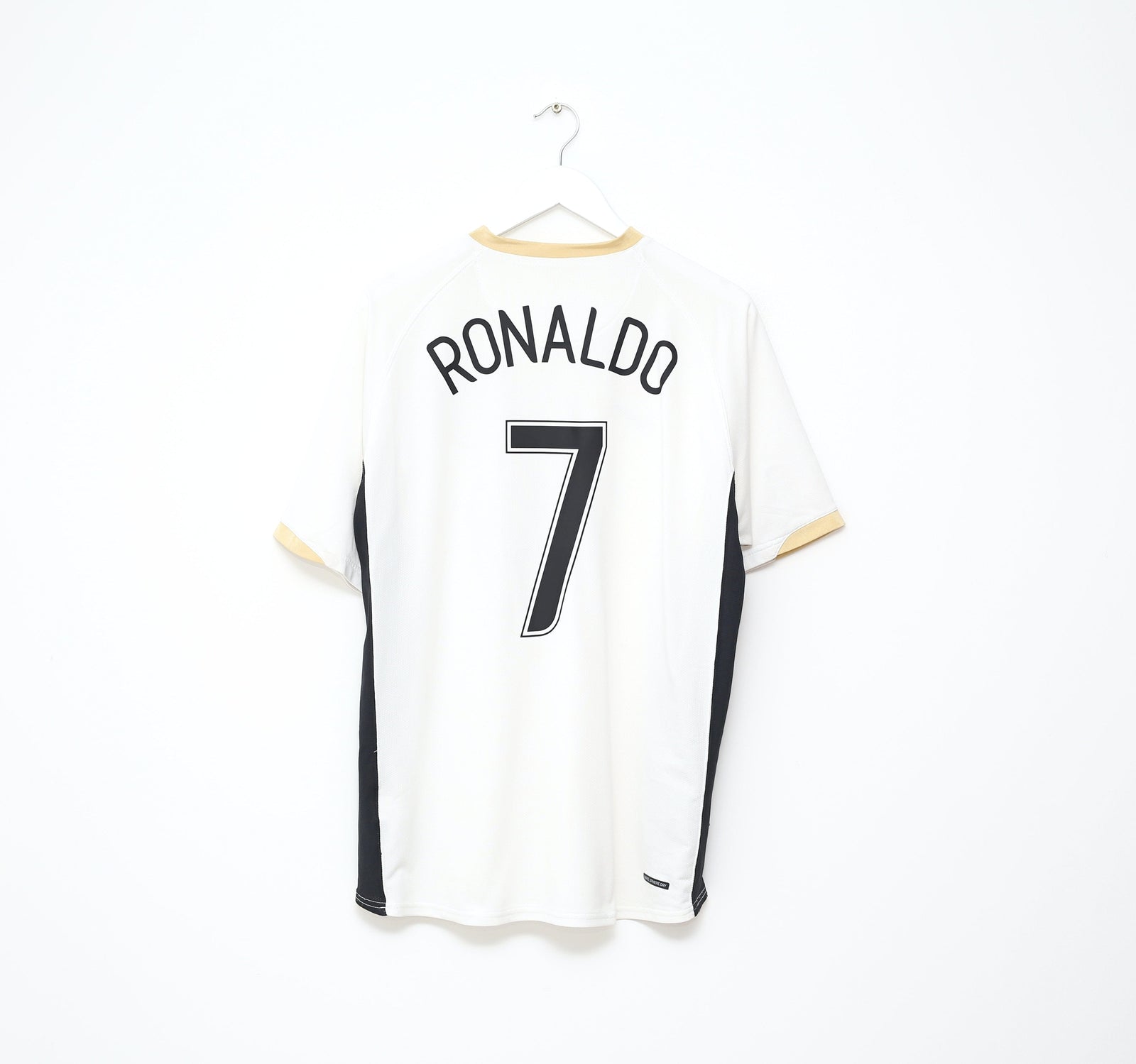2006/08 RONALDO #7 Manchester United Vintage Nike Away Football Shirt (L)
