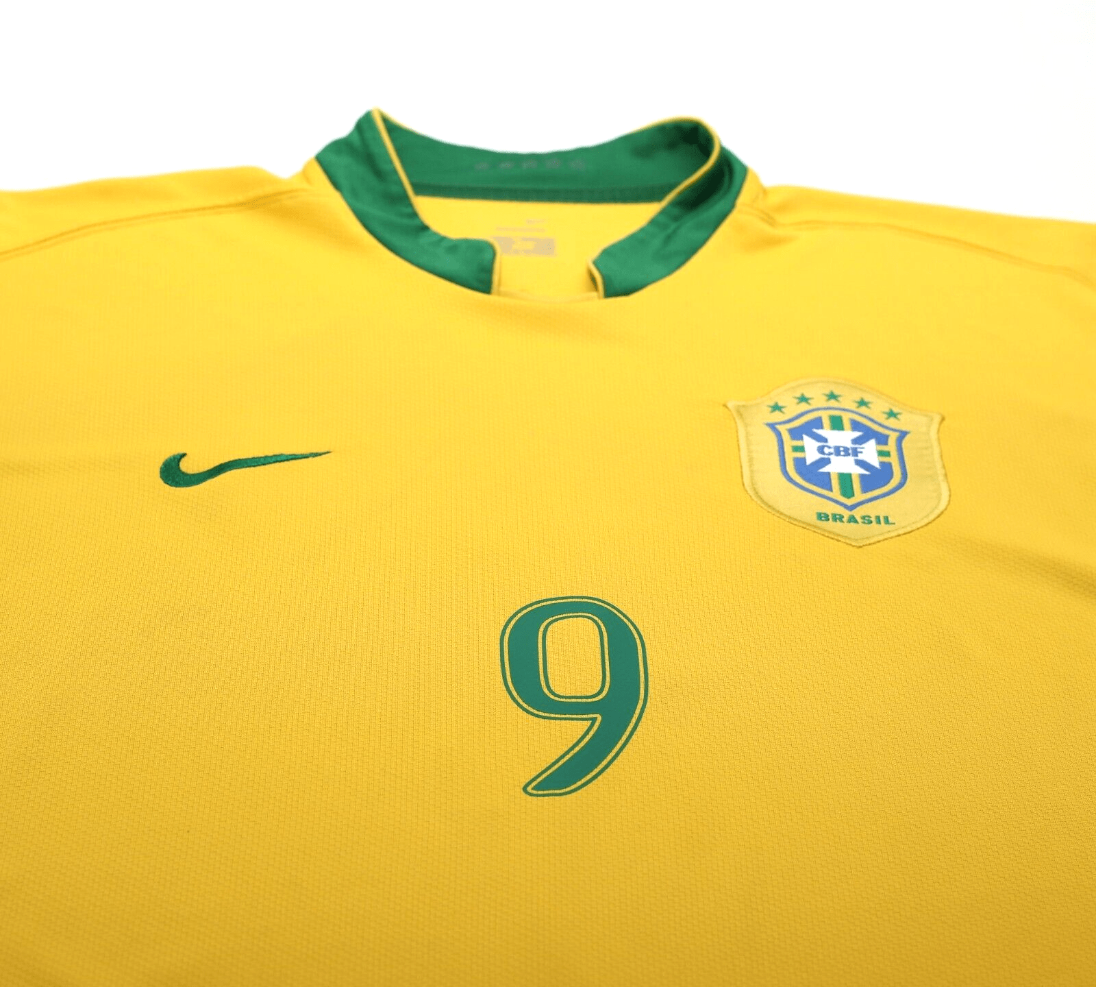 2006/08 RONALDO #9 Brazil Vintage Nike Home Football Shirt Jersey (XL)