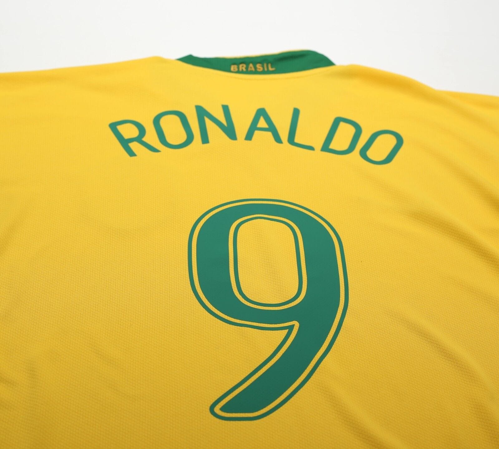 2006/08 RONALDO #9 Brazil Vintage Nike Home Football Shirt Jersey (XL)