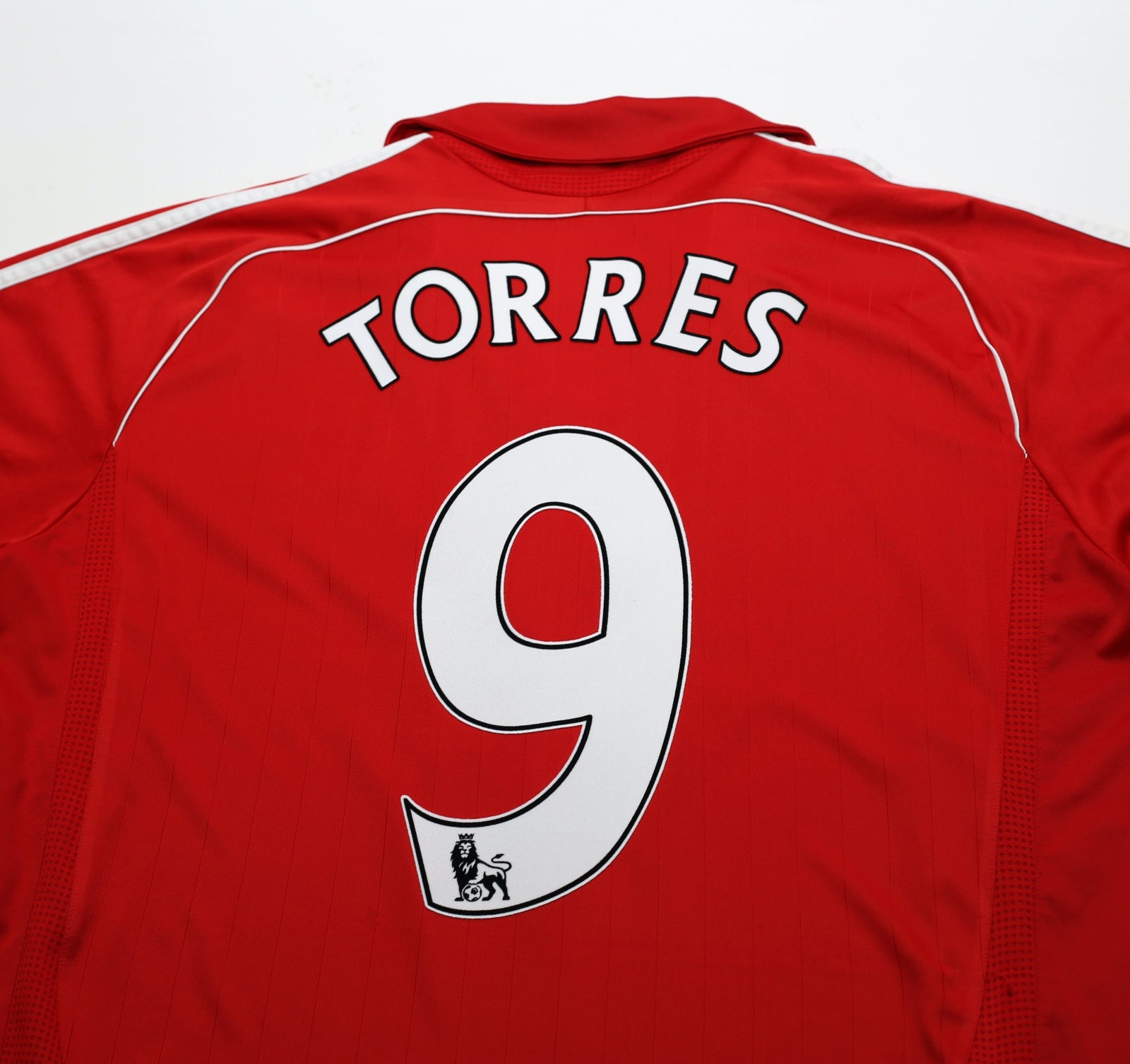 2006/08 TORRES #9 Liverpool Vintage adidas Home Football Shirt (L)