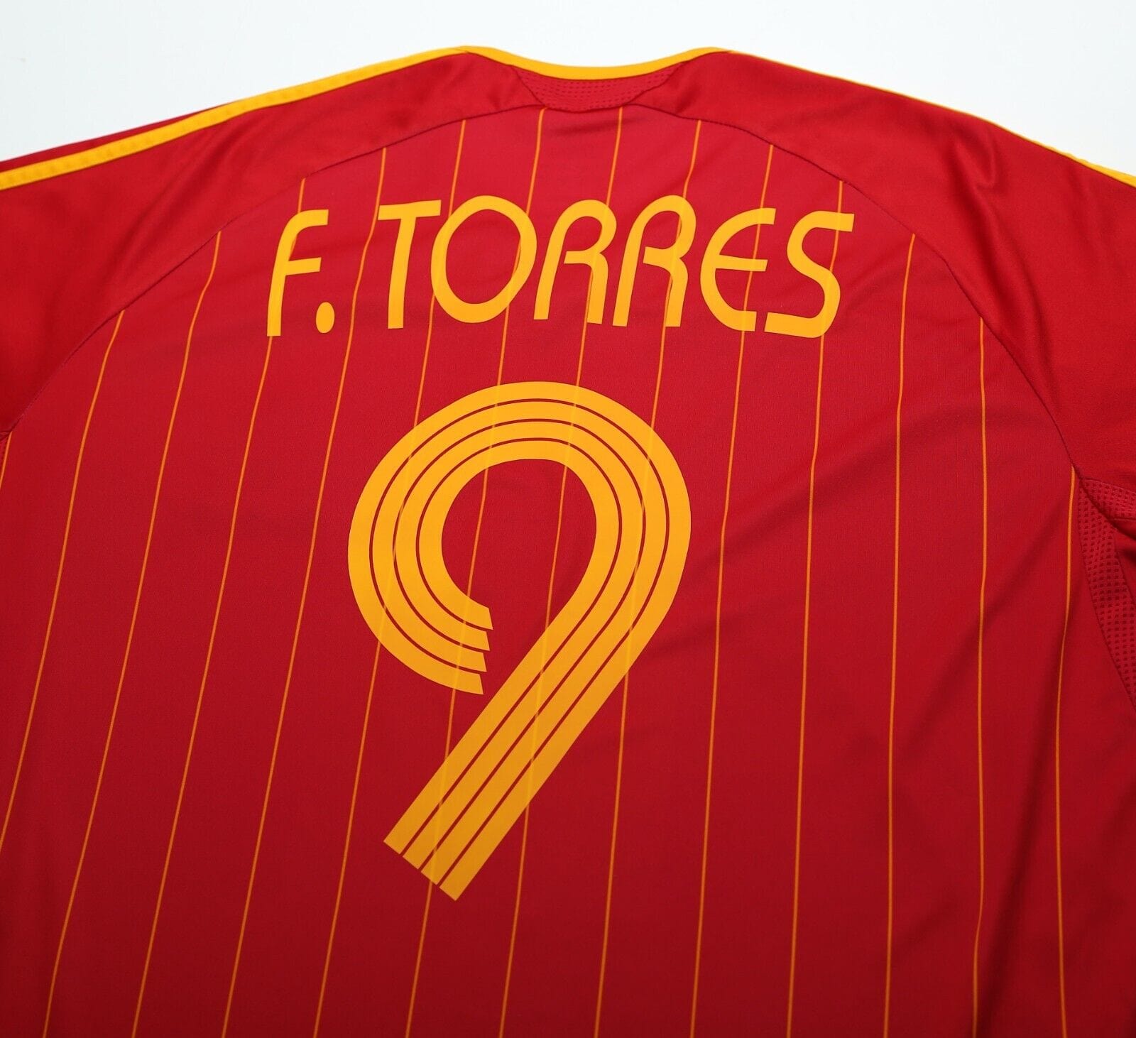 2006/08 TORRES #9 Spain Vintage adidas Home Football Shirt (L) World Cup 2006