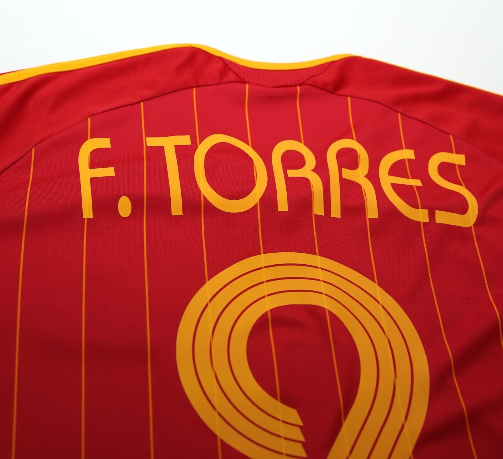 2006/08 TORRES #9 Spain Vintage adidas Home Football Shirt (L) World Cup 2006