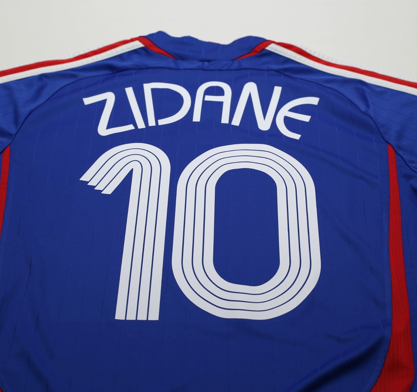 2006/08 ZIDANE #10 France Vintage adidas Home Football Shirt (L) World Cup 2006