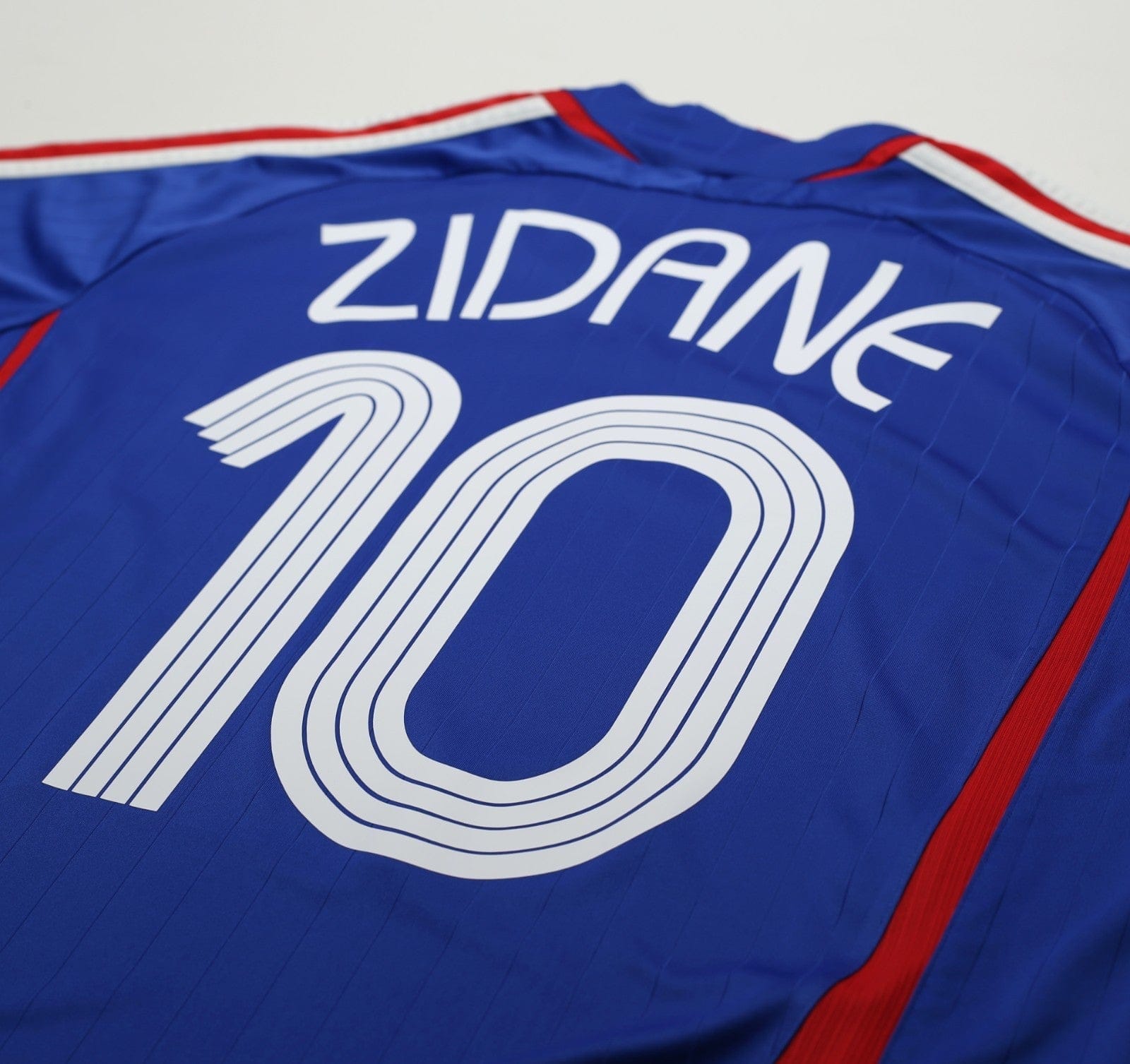 2006/08 ZIDANE #10 France Vintage adidas Home Football Shirt (L) World Cup 2006