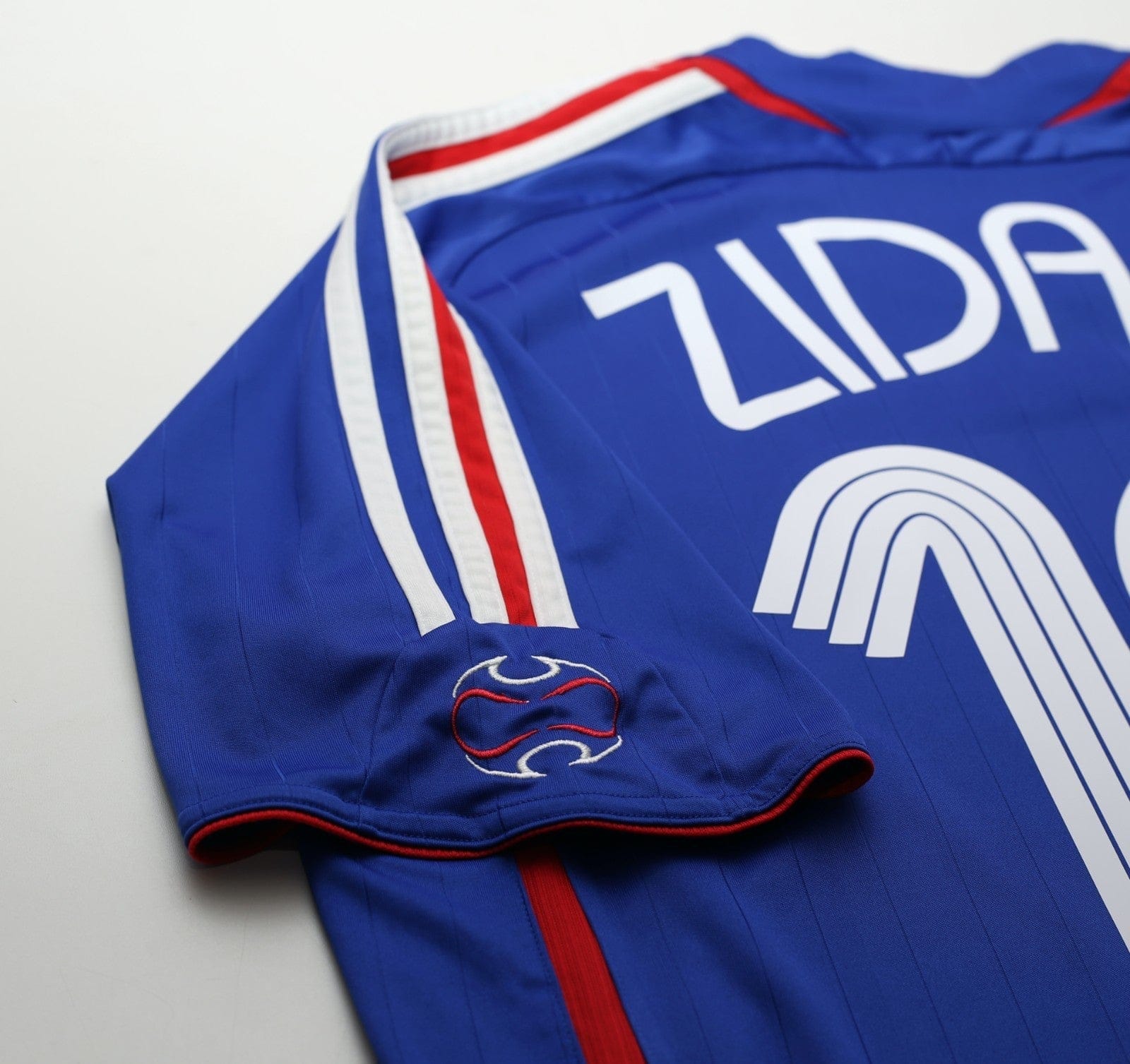 2006/08 ZIDANE #10 France Vintage adidas Home Football Shirt (L) World Cup 2006