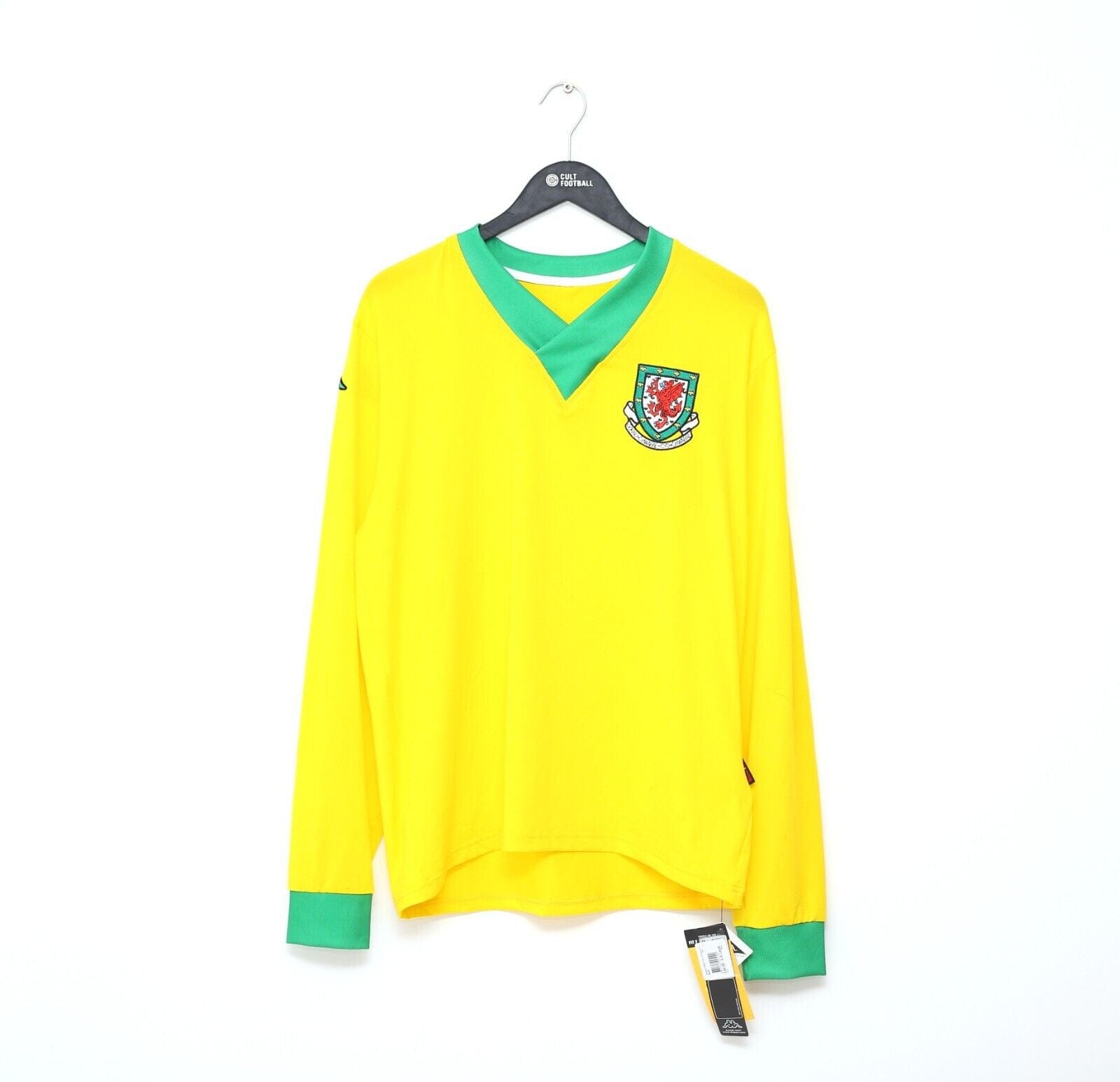 2006 WALES Vintage Kappa Long Sleeve Away Football Shirt (L/XXL) BNWT