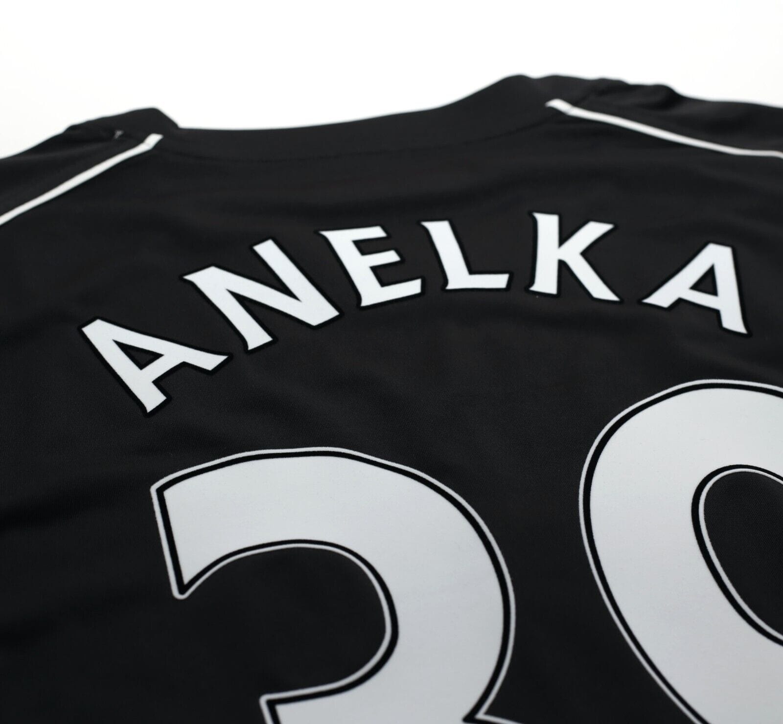 2007/08 ANELKA #39 Bolton Wanderers Vintage Reebok Away Football Shirt (M/L)