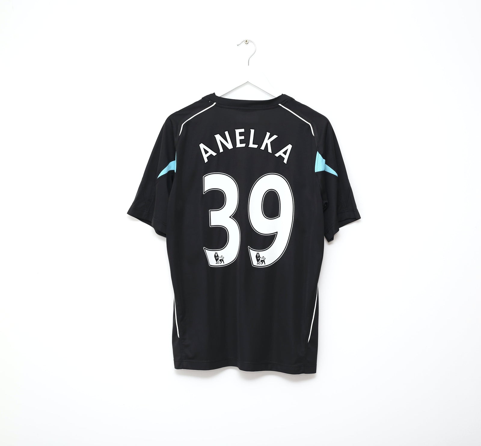 2007/08 ANELKA #39 Bolton Wanderers Vintage Reebok Away Football Shirt (M/L)