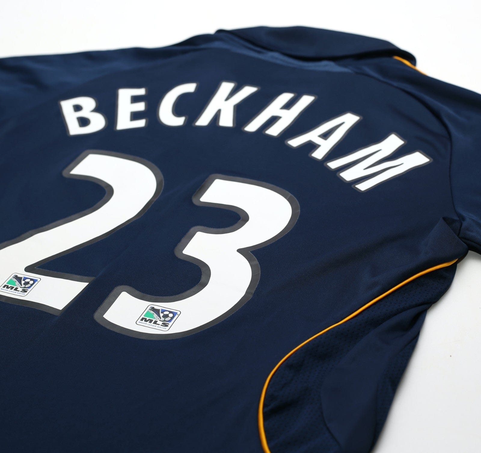 2007/08 BECKHAM #23 LA Galaxy Vintage adidas Away Football Soccer Shirt (S) MLS