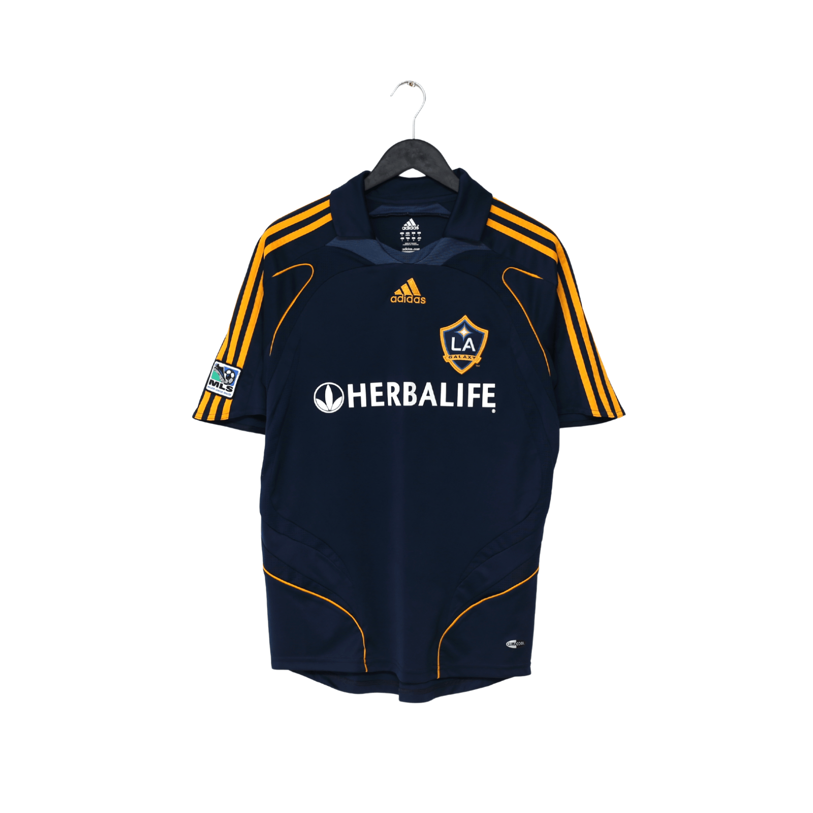 2007/08 BECKHAM #23 LA Galaxy Vintage adidas Away Football Soccer Shirt (S) MLS