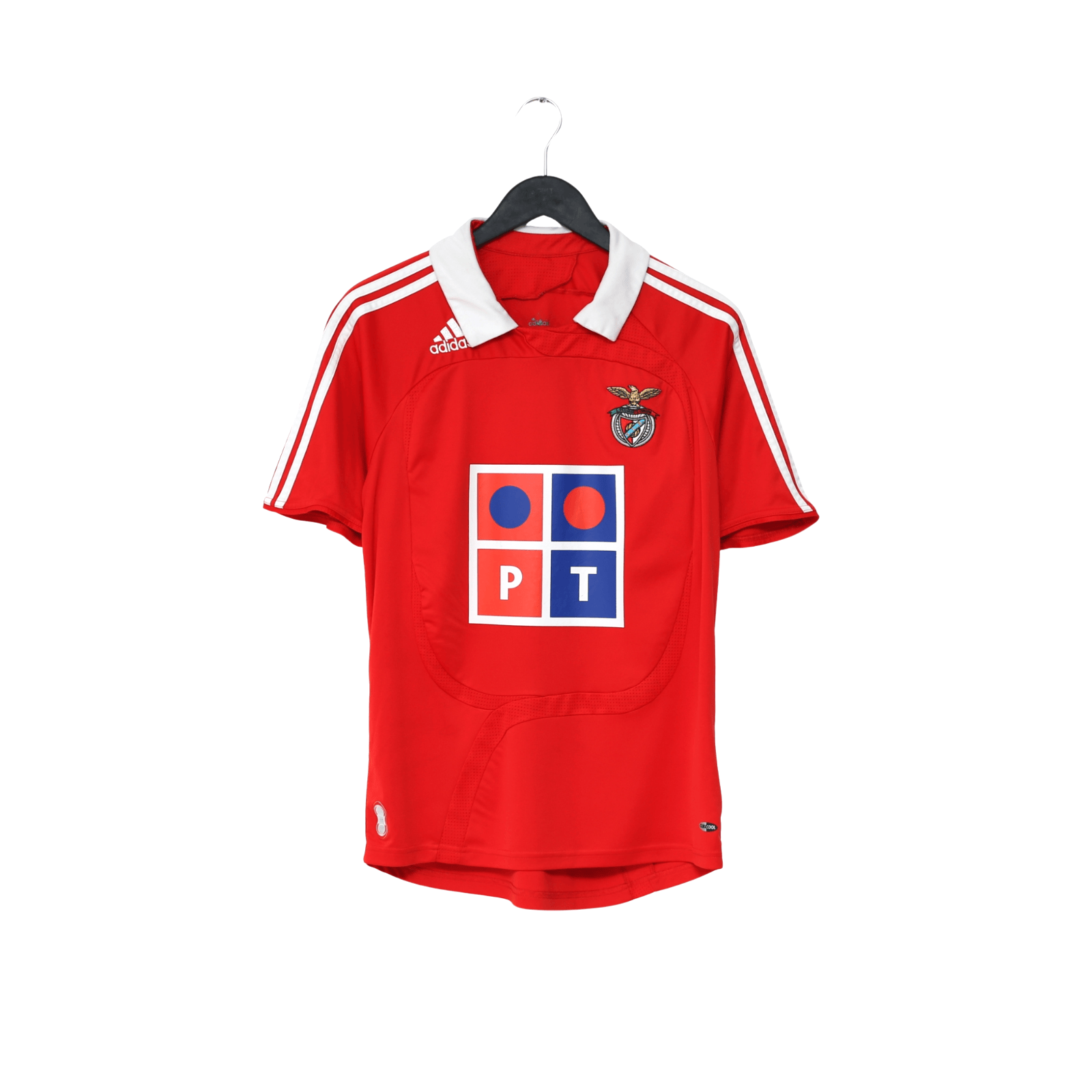 2007/08 Benfica Vintage adidas Home Football Shirt (S)