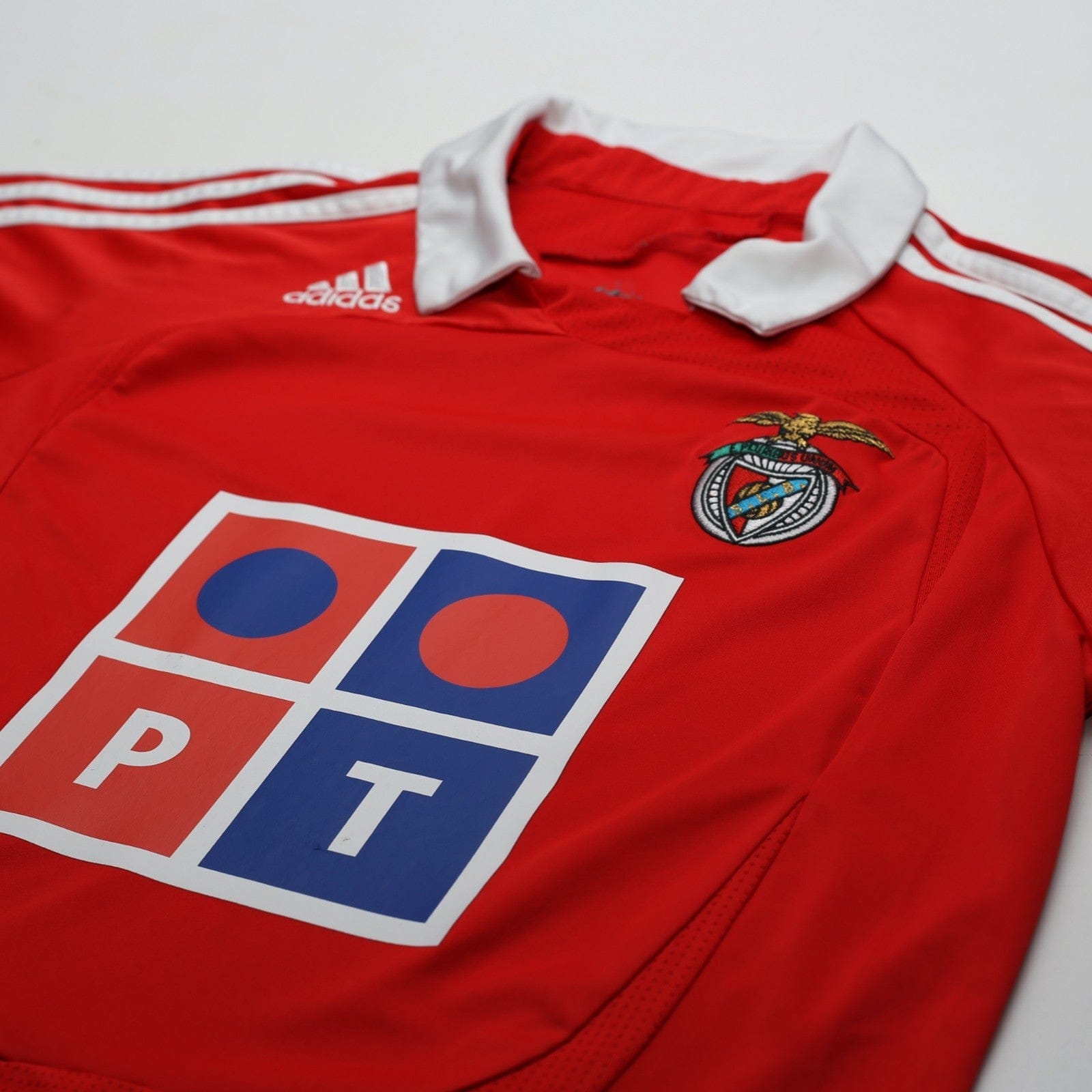 2007/08 Benfica Vintage adidas Home Football Shirt (S)