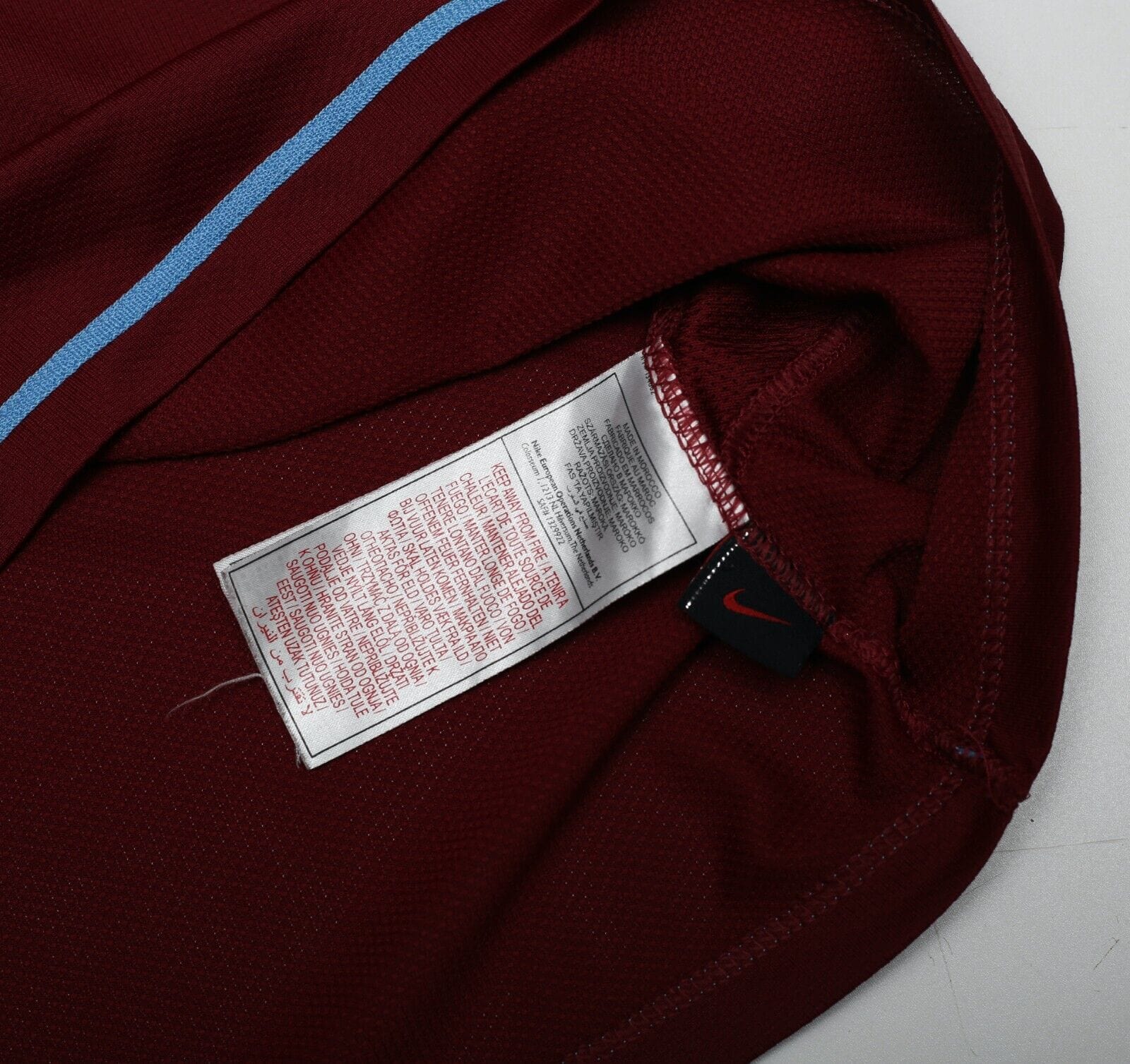 2007/08 CAREW #10 Aston Villa Vintage Nike Home Football Shirt (L)