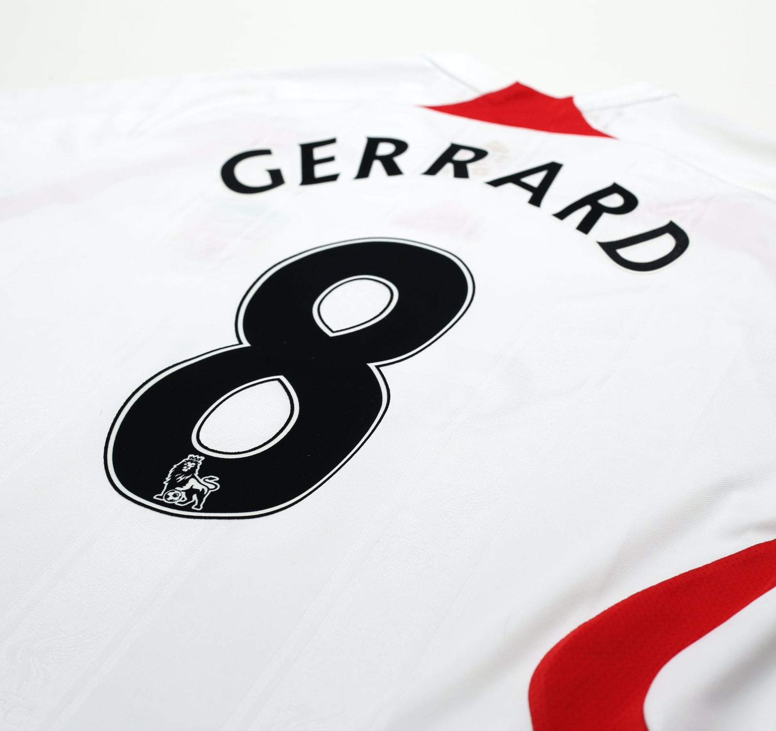 2007/08 GERRARD #8 Liverpool adidas Away Football Shirt (XL)