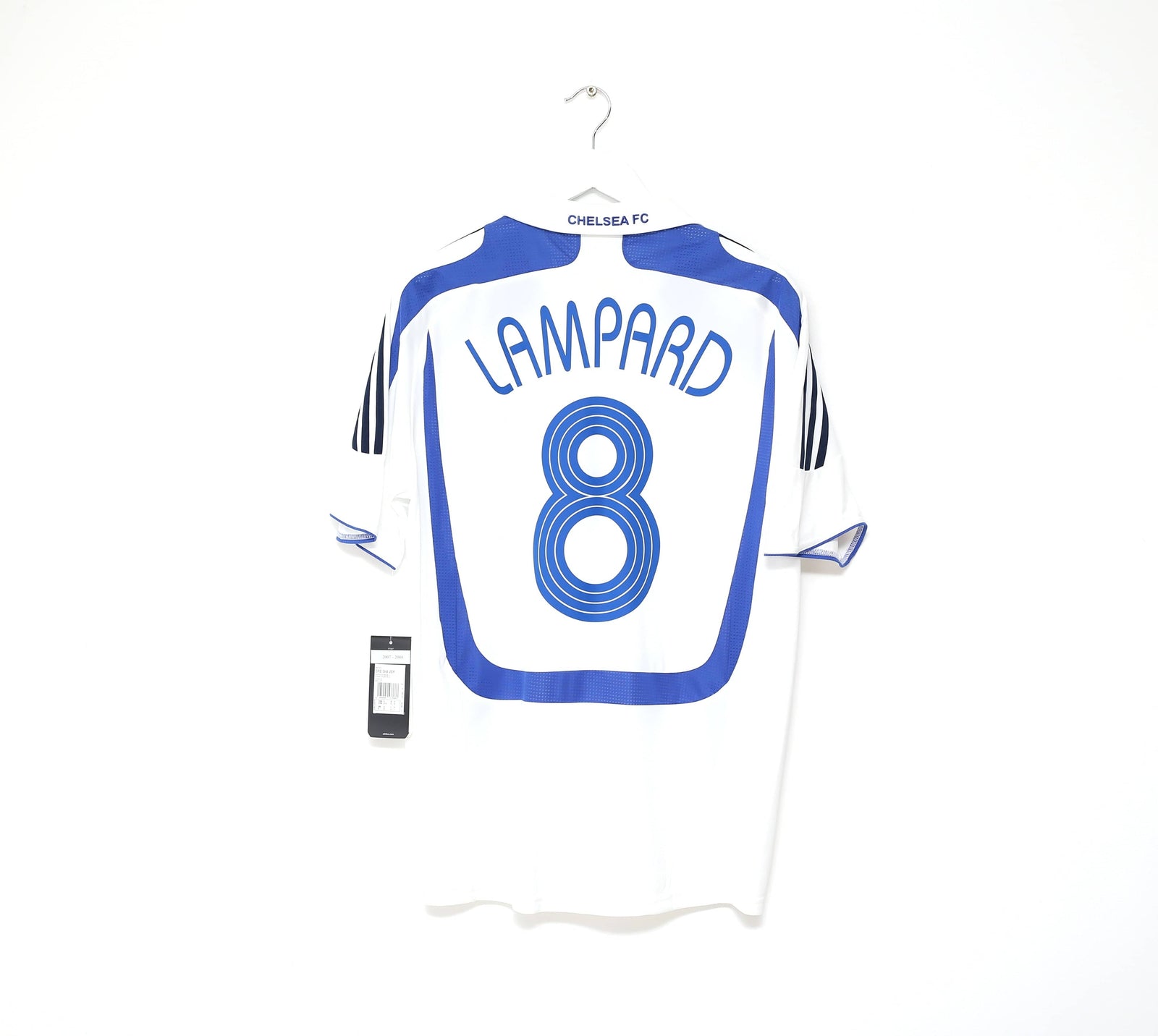 2007/08 LAMPARD #8 Chelsea Vintage adidas UCL Third Football Shirt (M) BNWT
