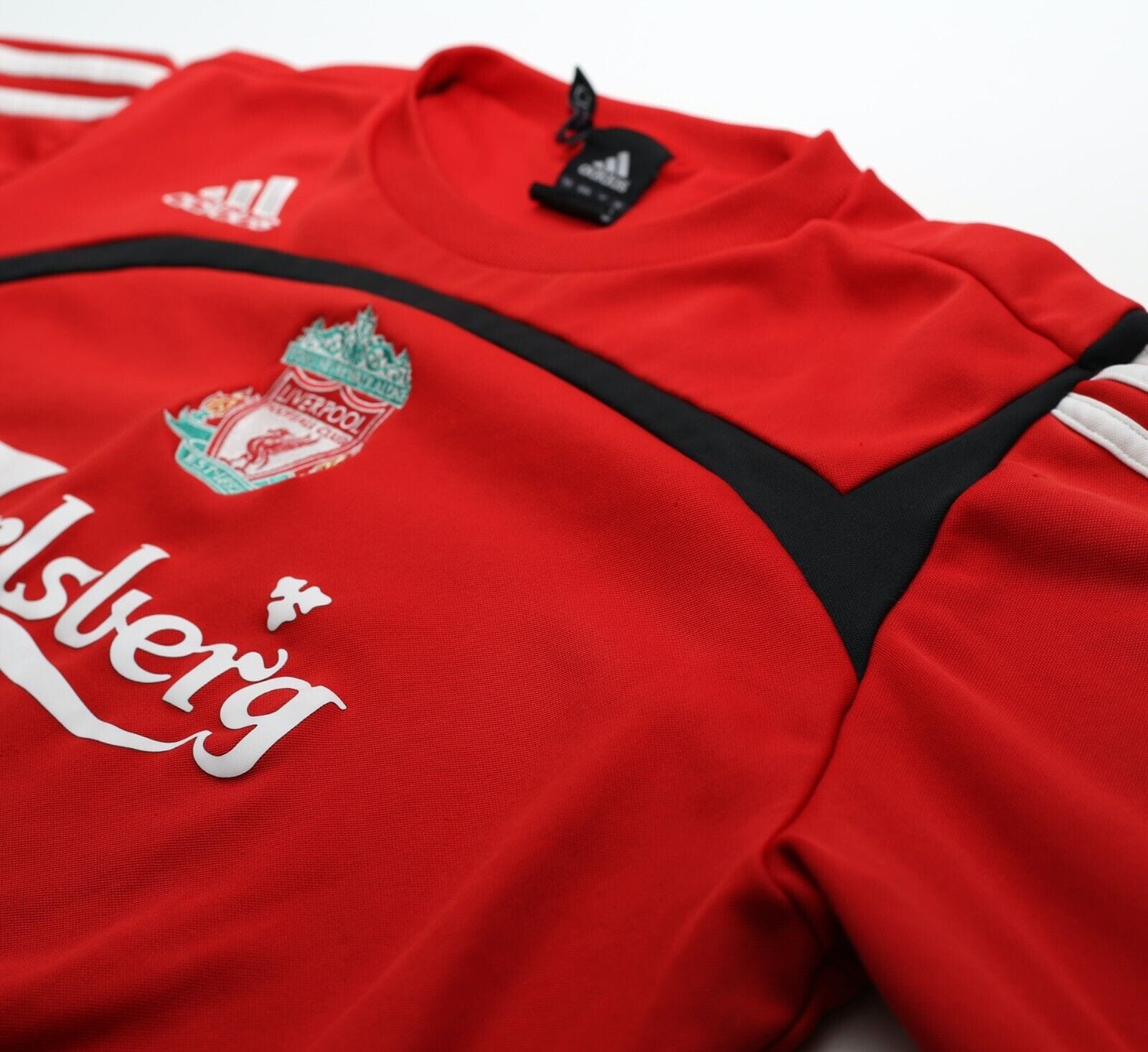 2007/08 LIVERPOOL adidas Climawarm Football Sweatshirt Training Top (M) 38/40
