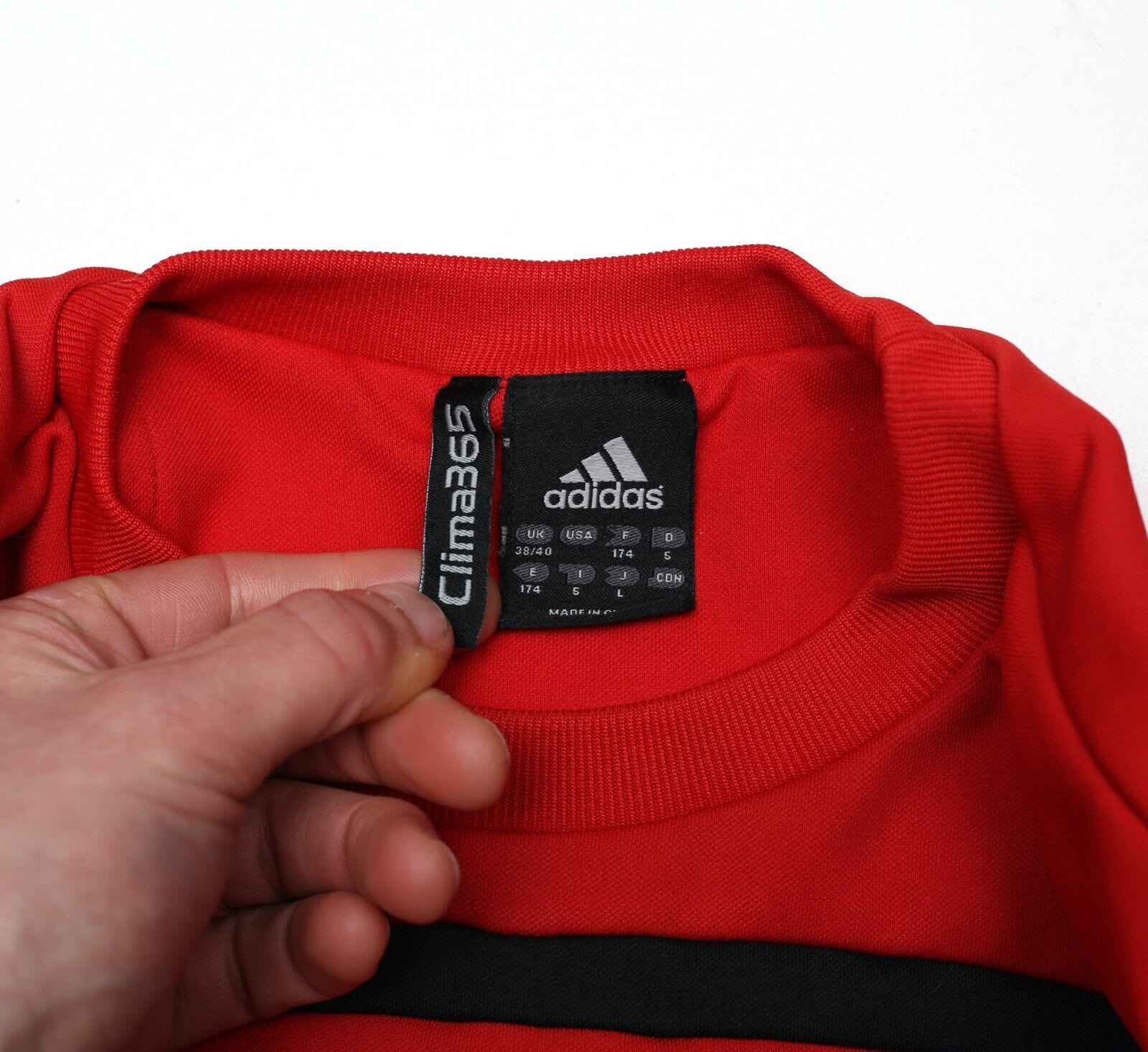 2007/08 LIVERPOOL adidas Climawarm Football Sweatshirt Training Top (M) 38/40