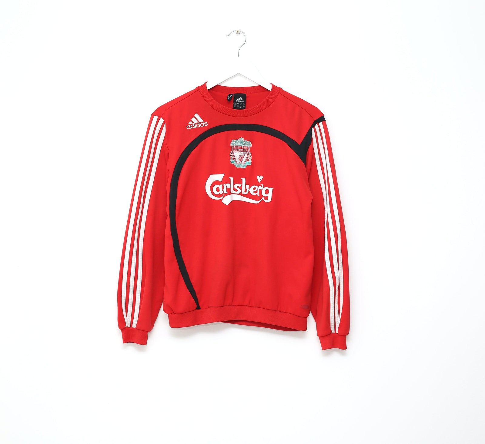 2007/08 LIVERPOOL adidas Climawarm Football Sweatshirt Training Top (M) 38/40