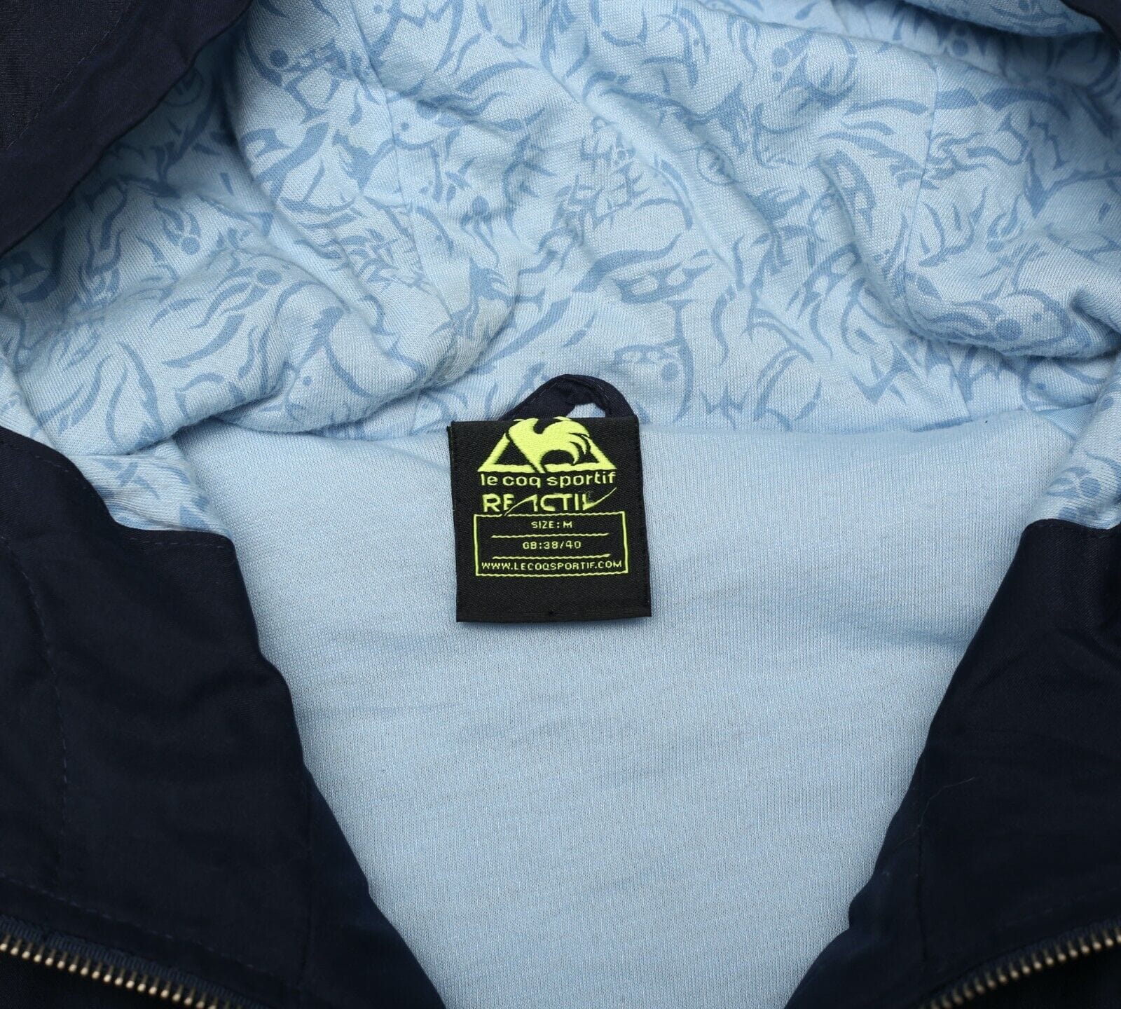 2007/08 MANCHESTER CITY Vintage le coq sportif Football Parka Jacket (M)