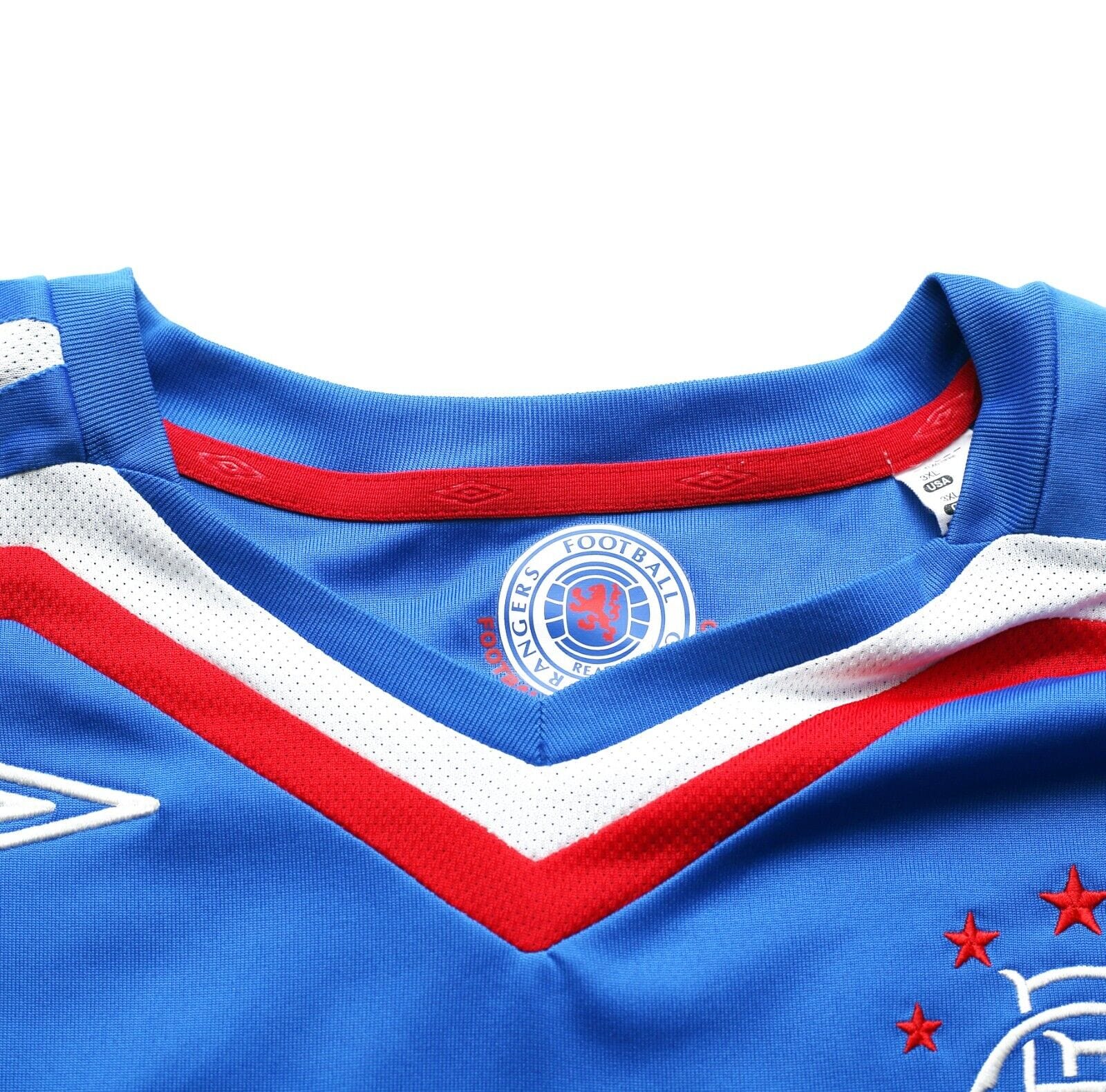 2007/08 RANGERS Vintage Umbro Home Football Shirt Jersey (3XL - XXXL)