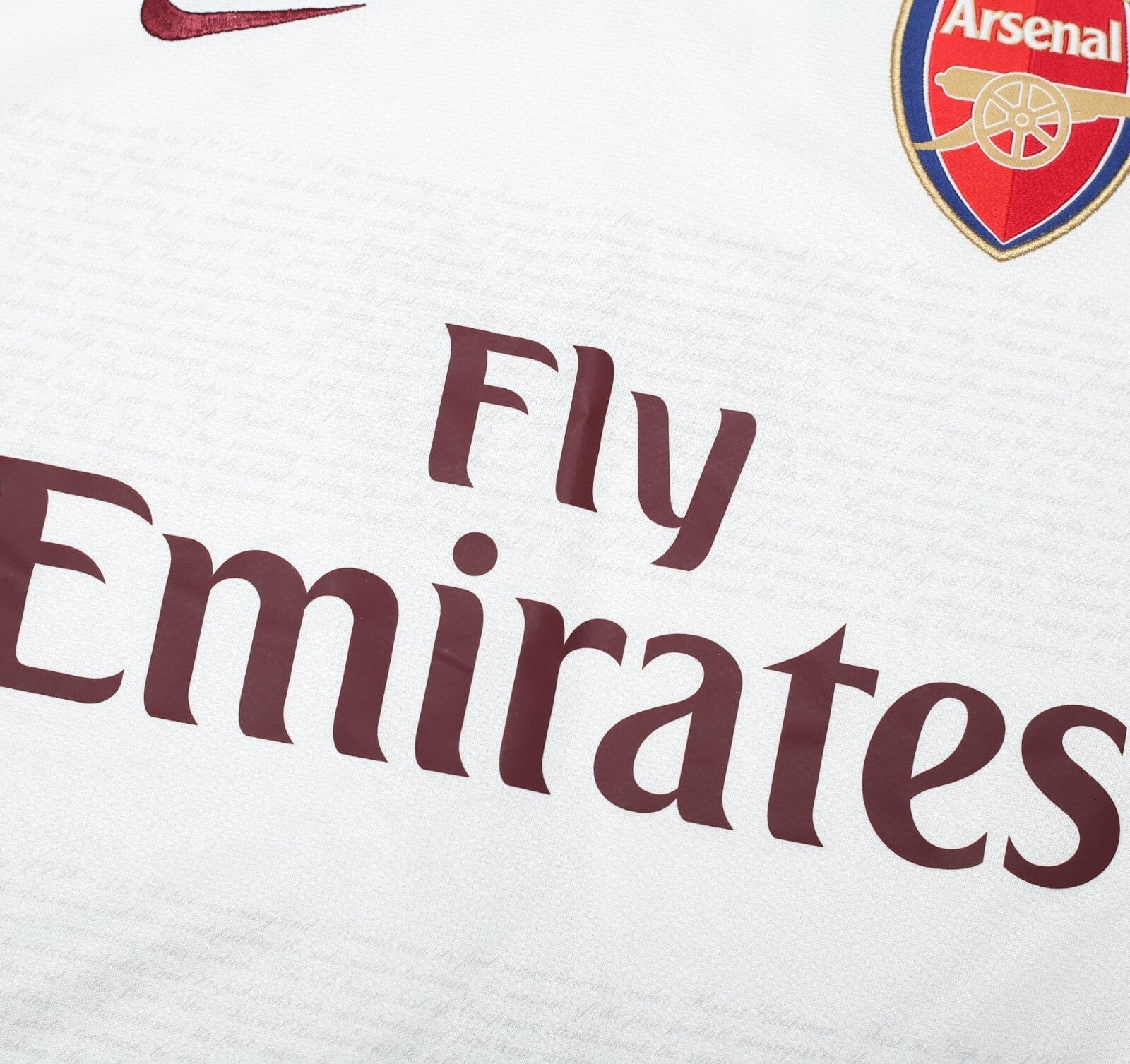 2007/08 ROSICKY #7 Arsenal Vintage Nike Away Football Shirt (M)