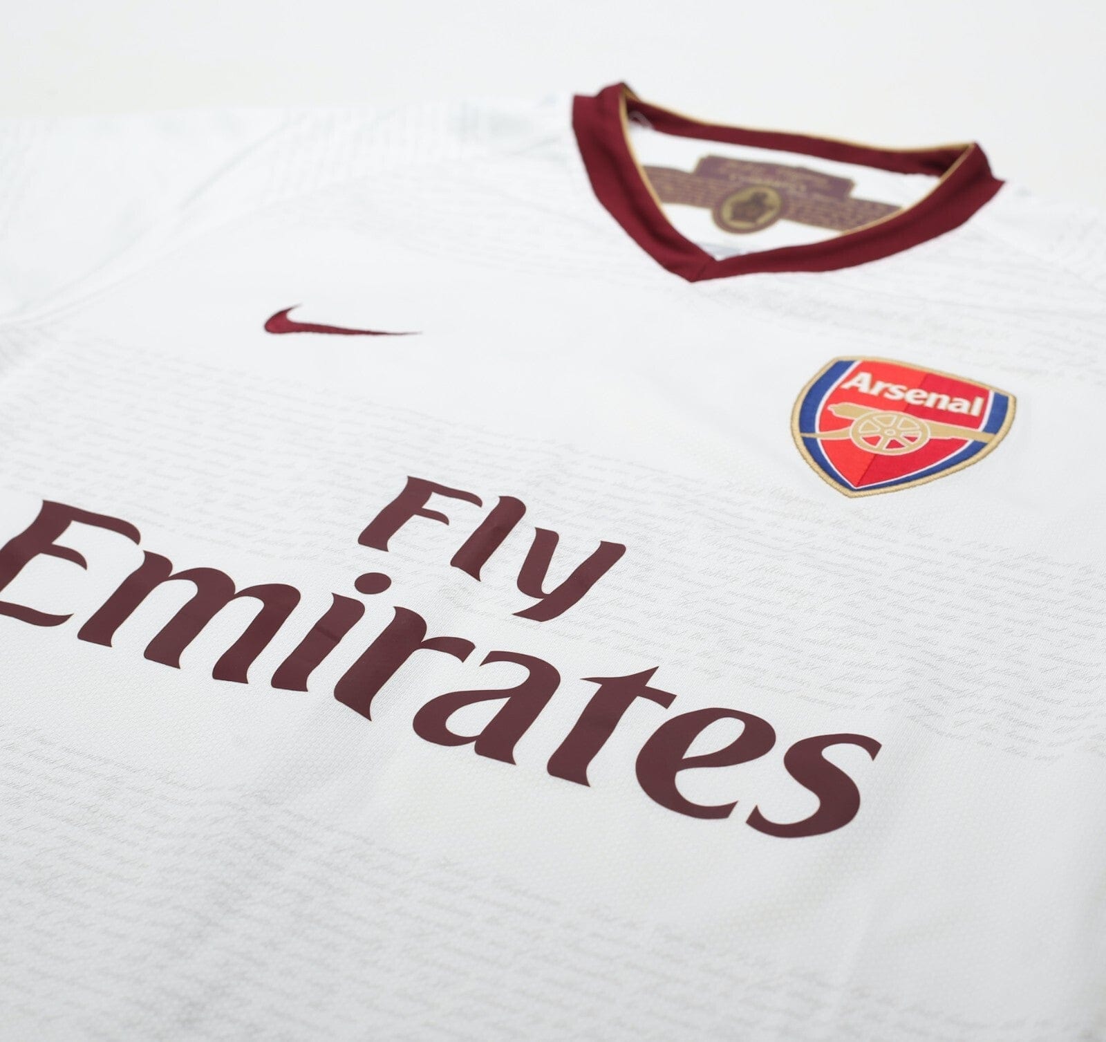 2007/08 ROSICKY #7 Arsenal Vintage Nike Away Football Shirt (M)