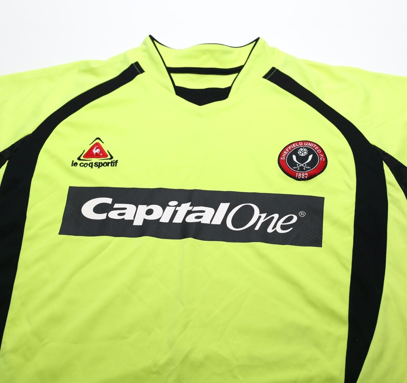 2007/08 SHEFFIELD UNITED Vintage le coq sportif Away Football Shirt (L)