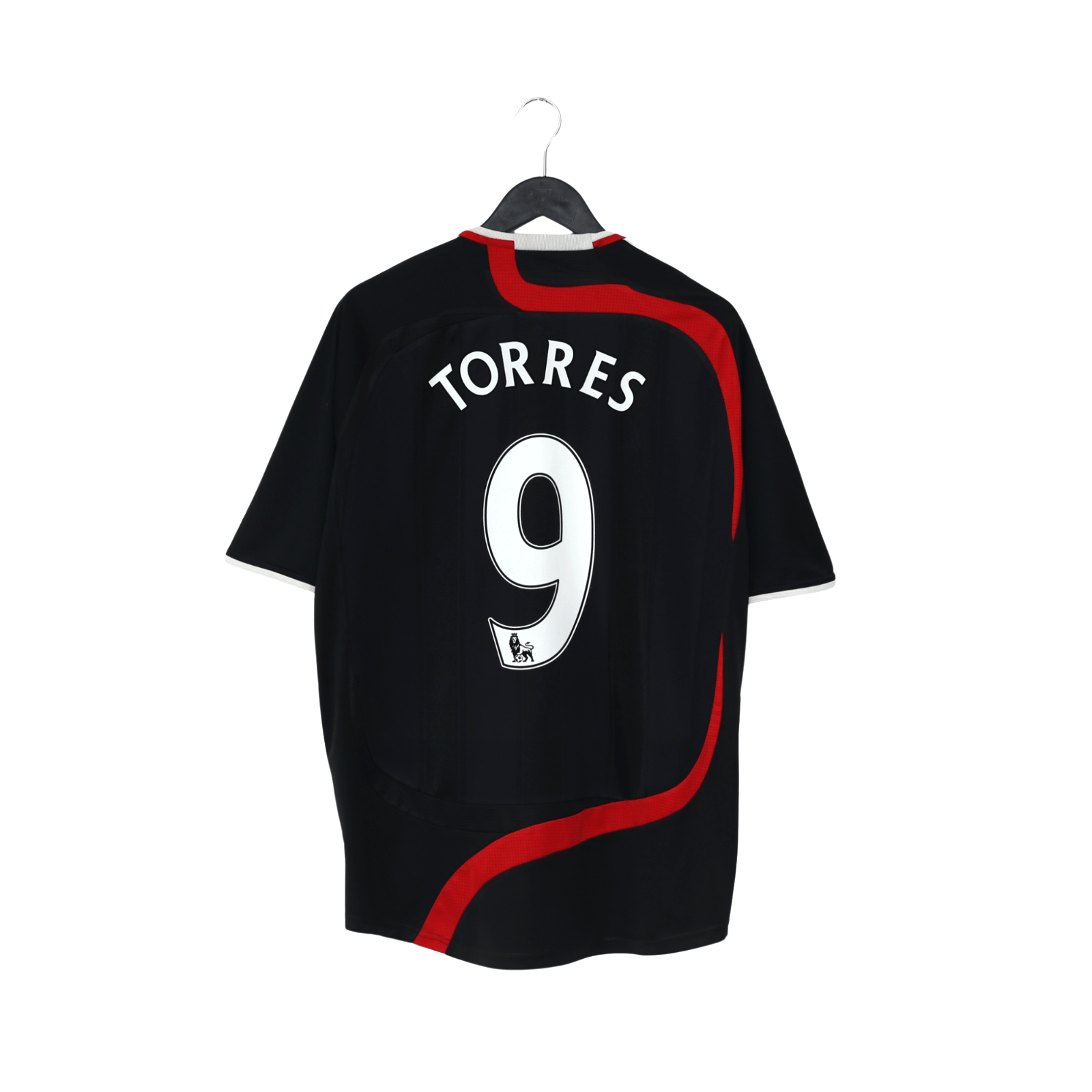 2007/08 Torres #9 Liverpool adidas Third Football Shirt (L)
