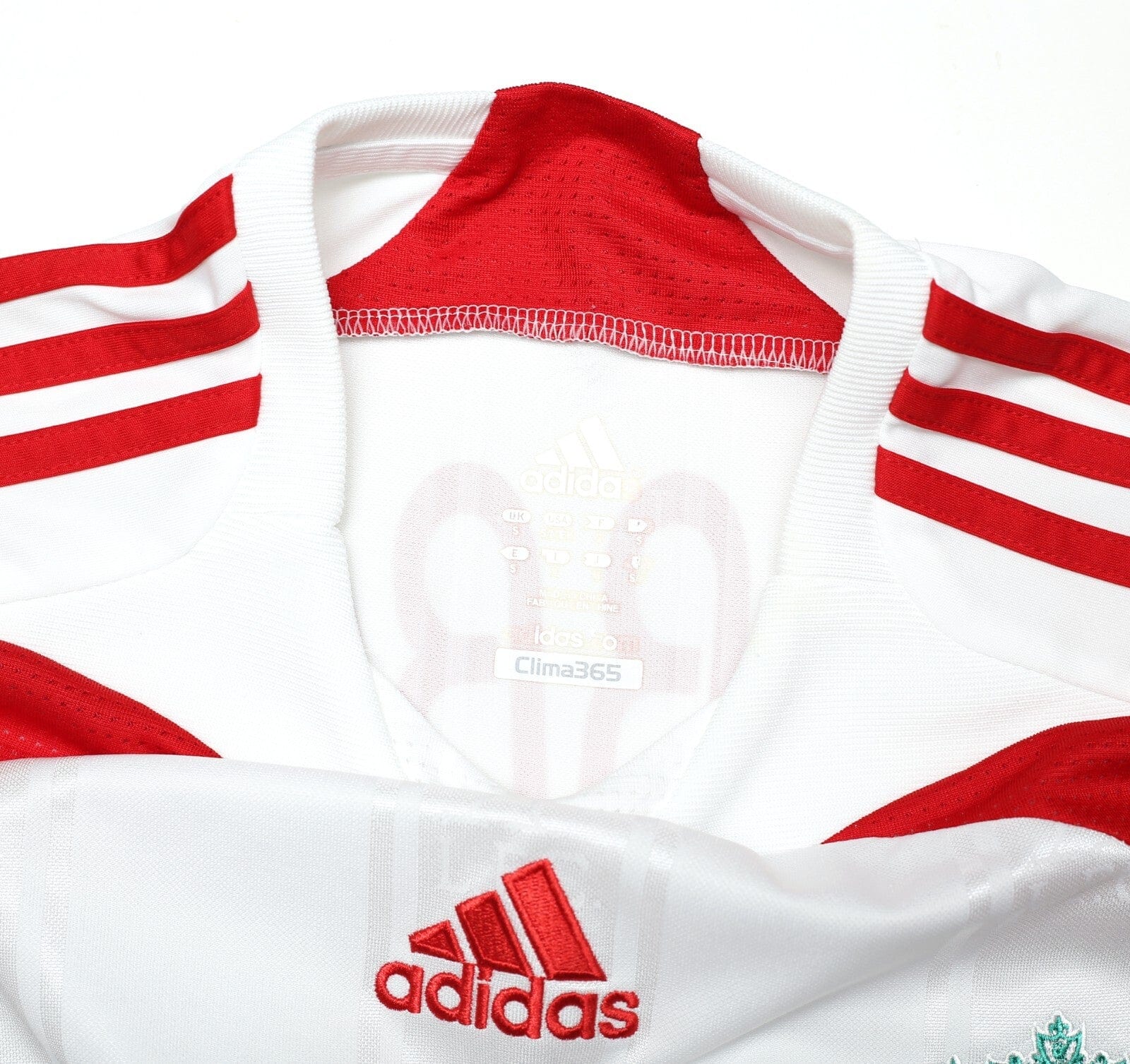 2007/08 TORRES #9 Liverpool Vintage adidas European Away Football Shirt (S)