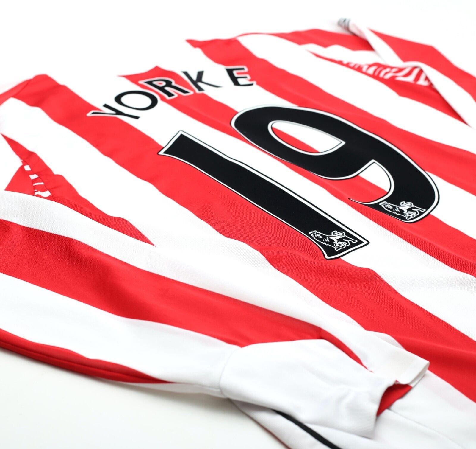 2007/08 YORKE #19 Sunderland Vintage Umbro L/S Football Shirt (M/L)