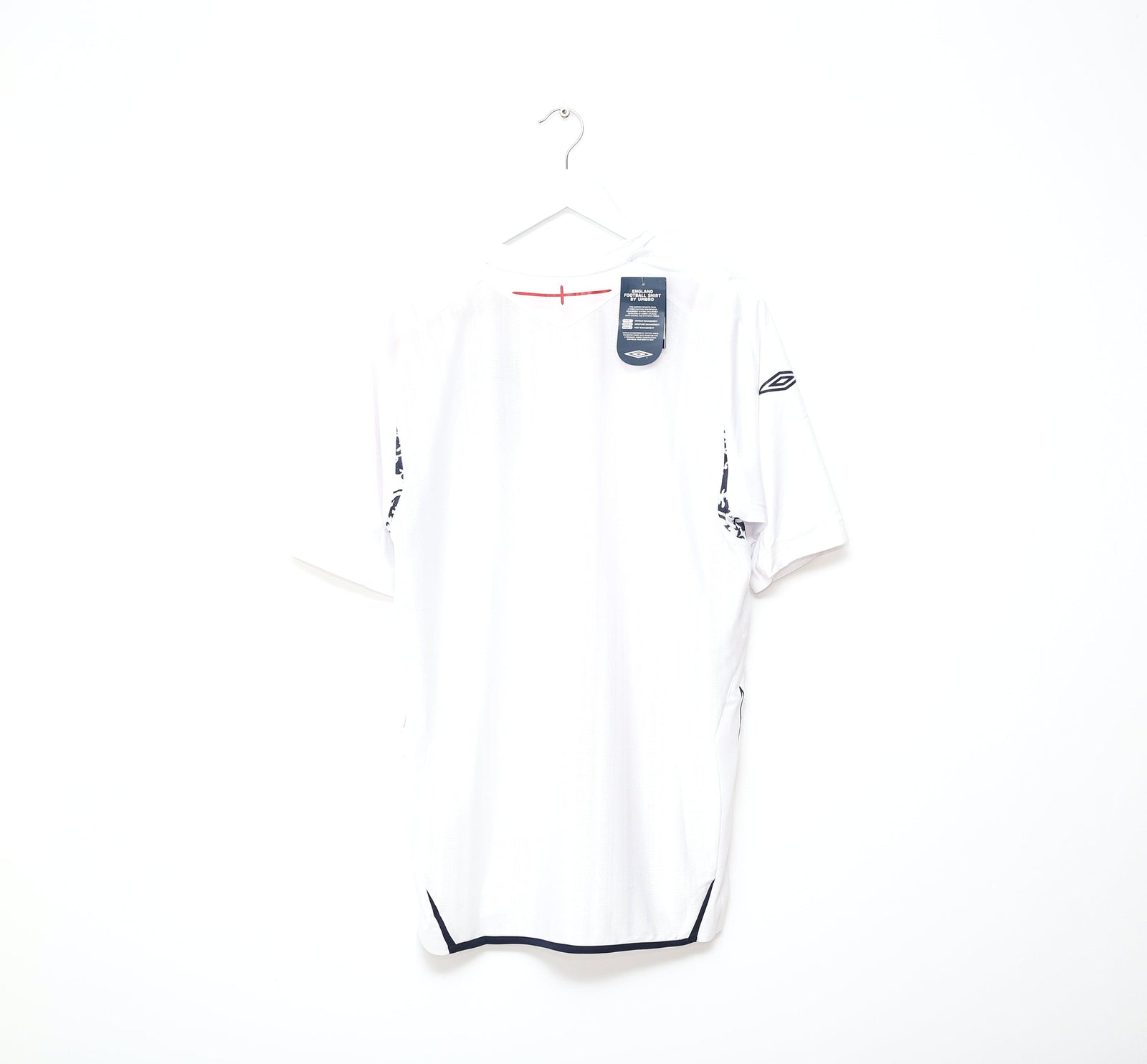 2007/09 ENGLAND Vintage Umbro Home Football Shirt Jersey (L) BNWT