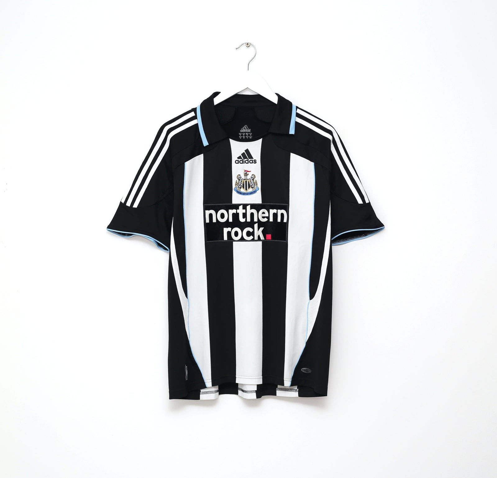 2007/09 KEEGAN #7 Newcastle United Vintage adidas Home Football Shirt (M)