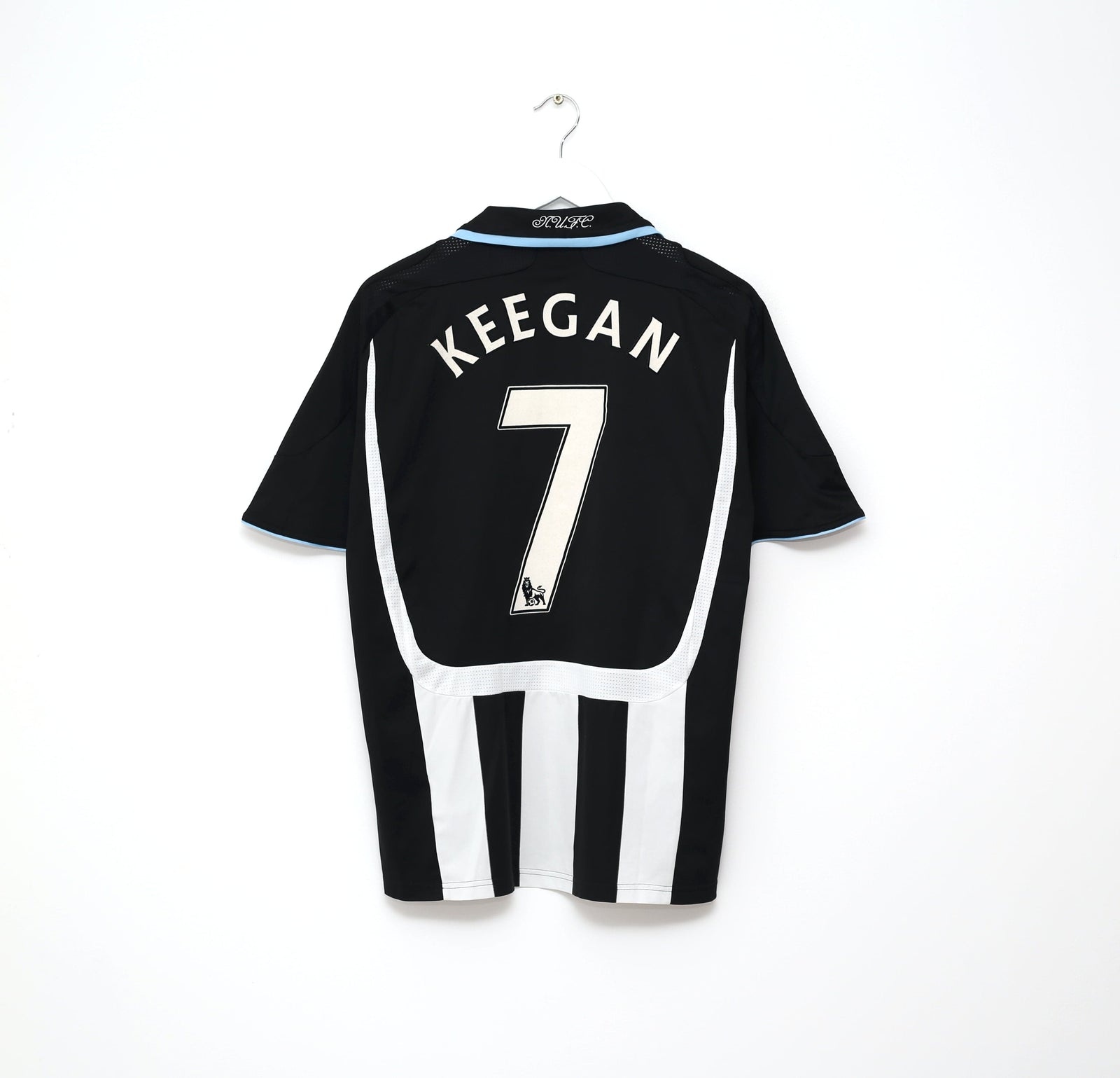 2007/09 KEEGAN #7 Newcastle United Vintage adidas Home Football Shirt (M)