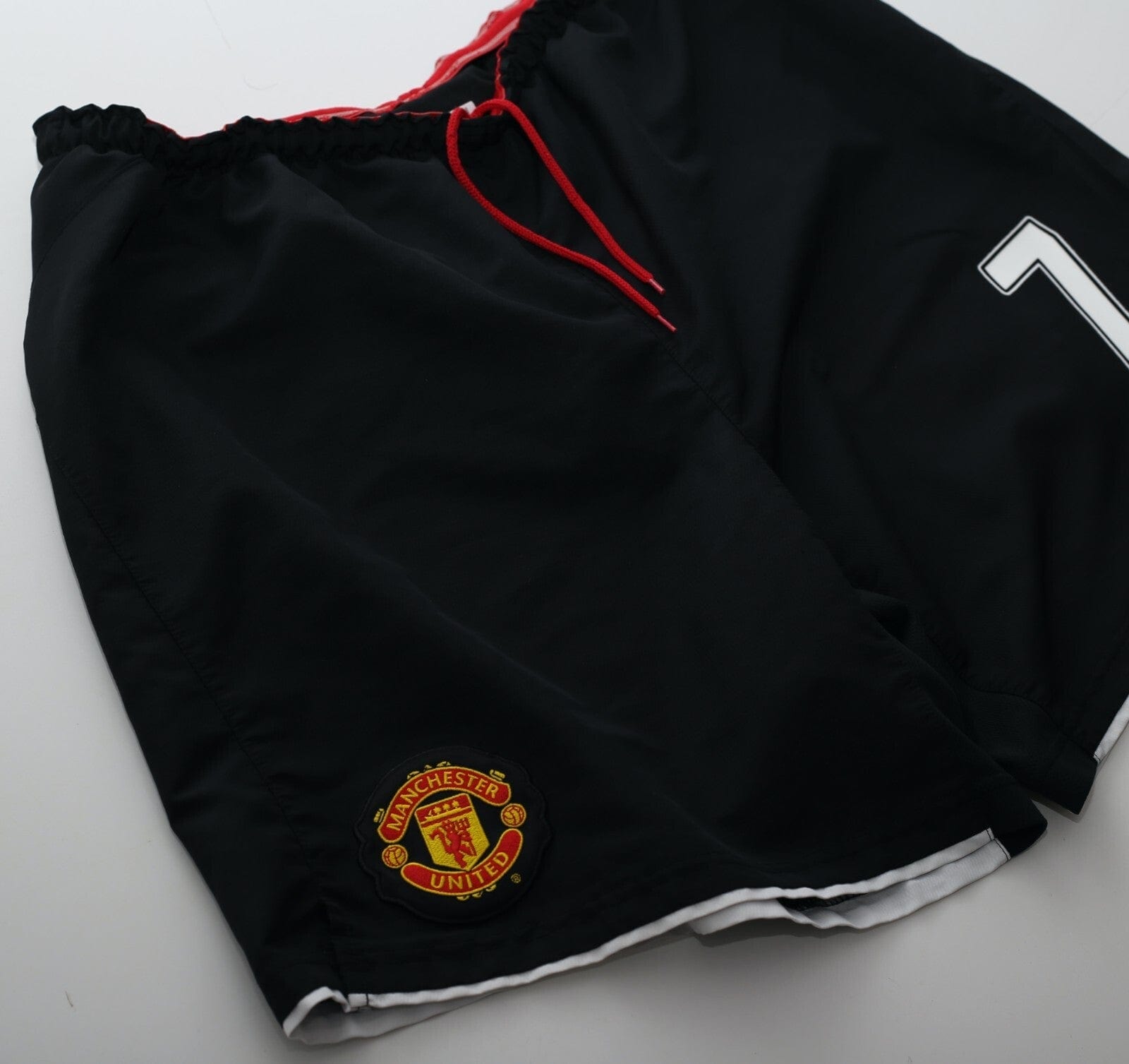 2007/09 RONALDO #7 Manchester United Vintage Nike Away Football Shorts (L) 34/36