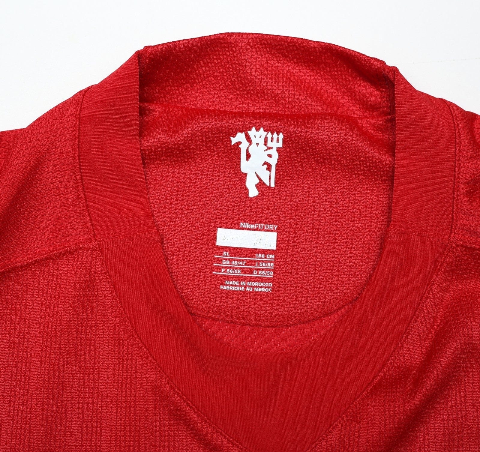 2007/09 RONALDO #7 Manchester United Vintage Nike Home Football Shirt (XL)