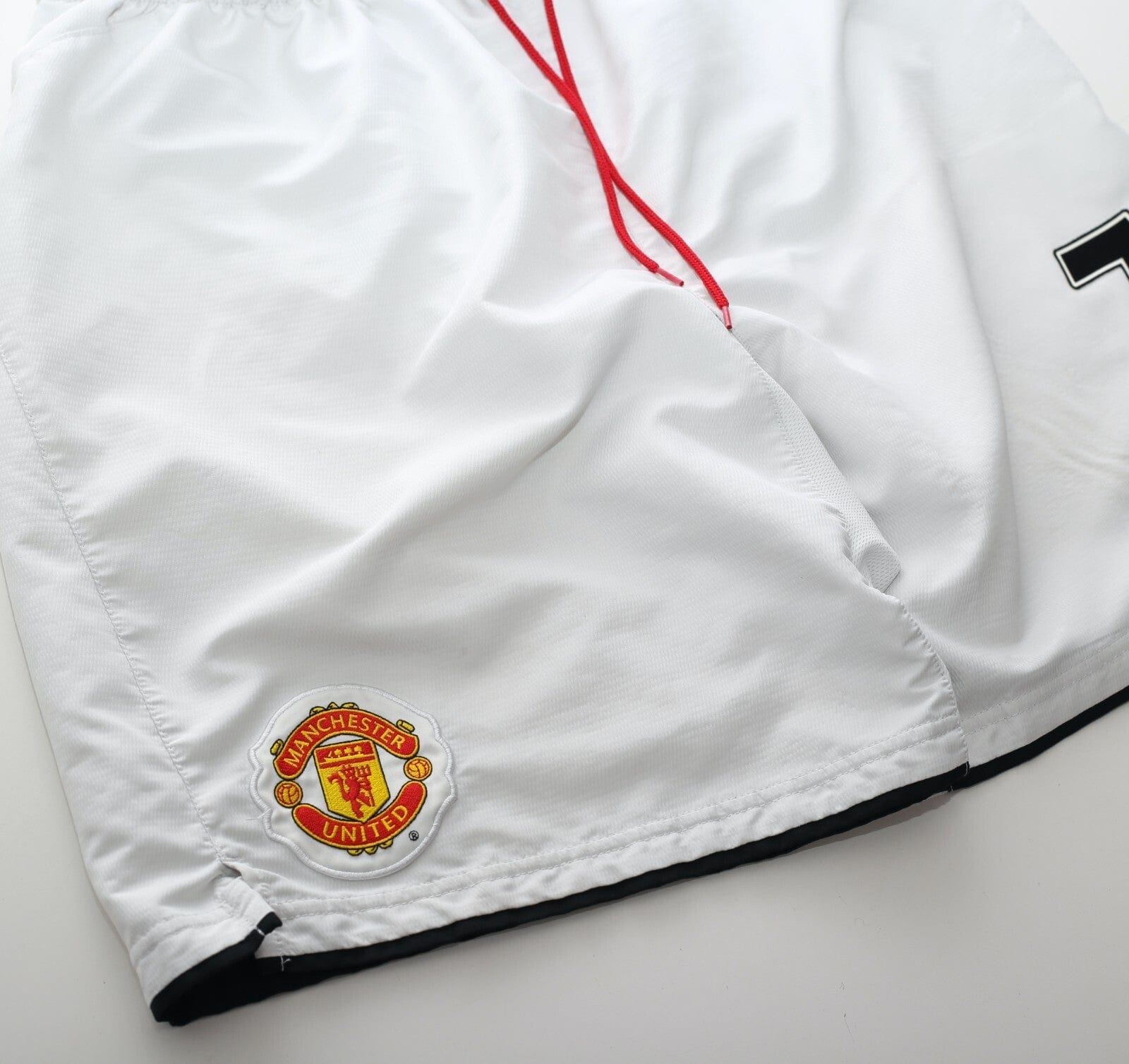 2007/09 RONALDO #7 Manchester United Vintage Nike Home Football Shorts (L) 34/36