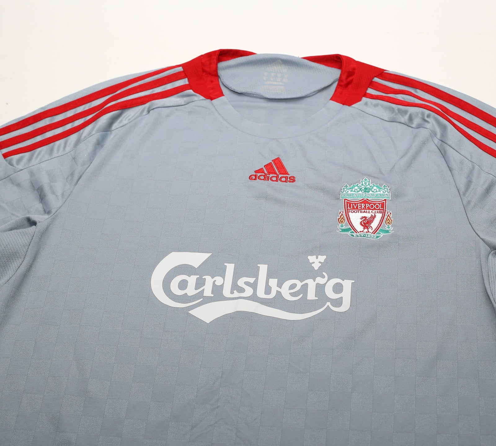 2008/09 ALONSO #14 Liverpool Vintage Adidas Away Football Shirt (XL)