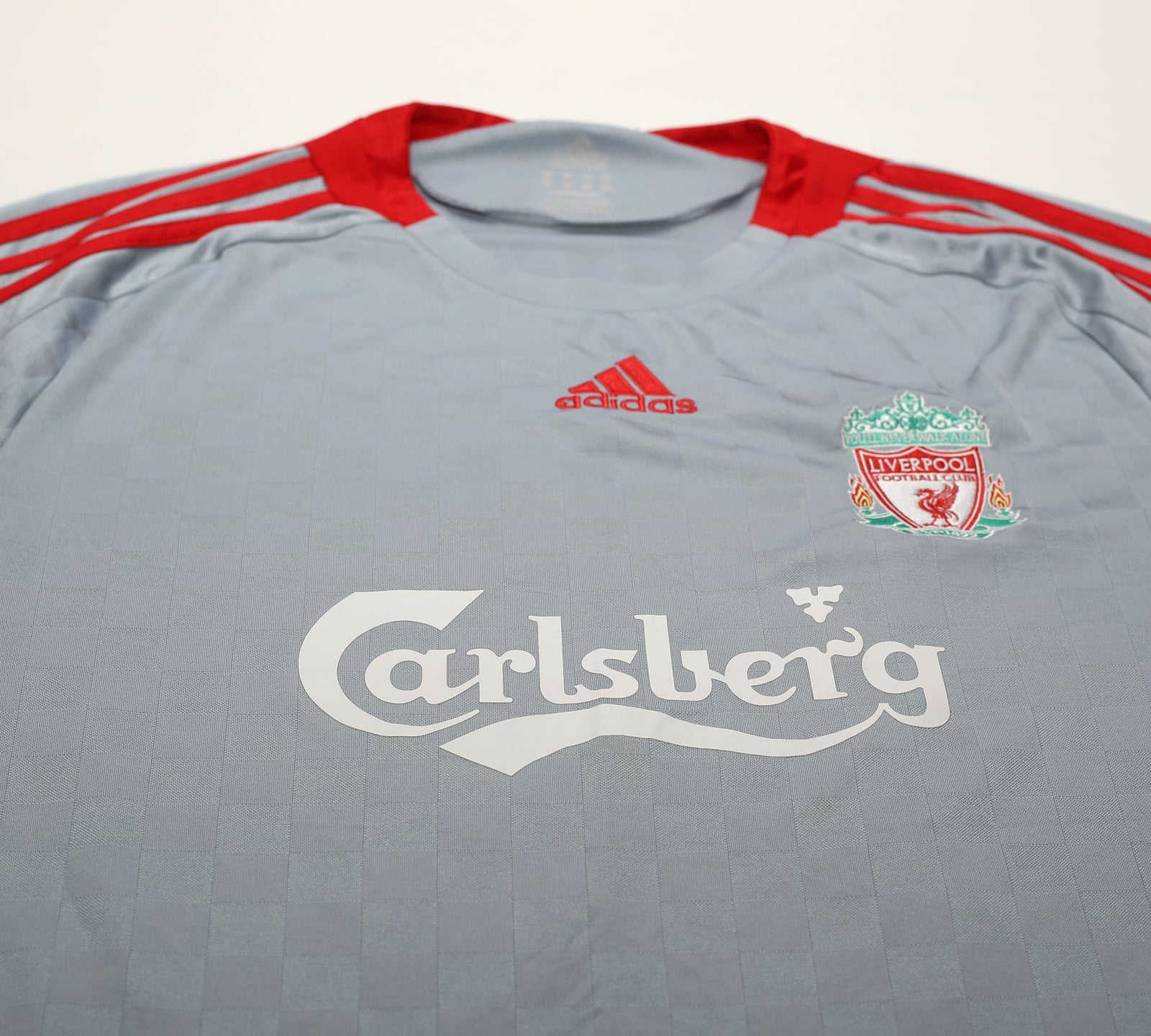 2008/09 ALONSO #14 Liverpool Vintage Adidas Away Football Shirt (XL)